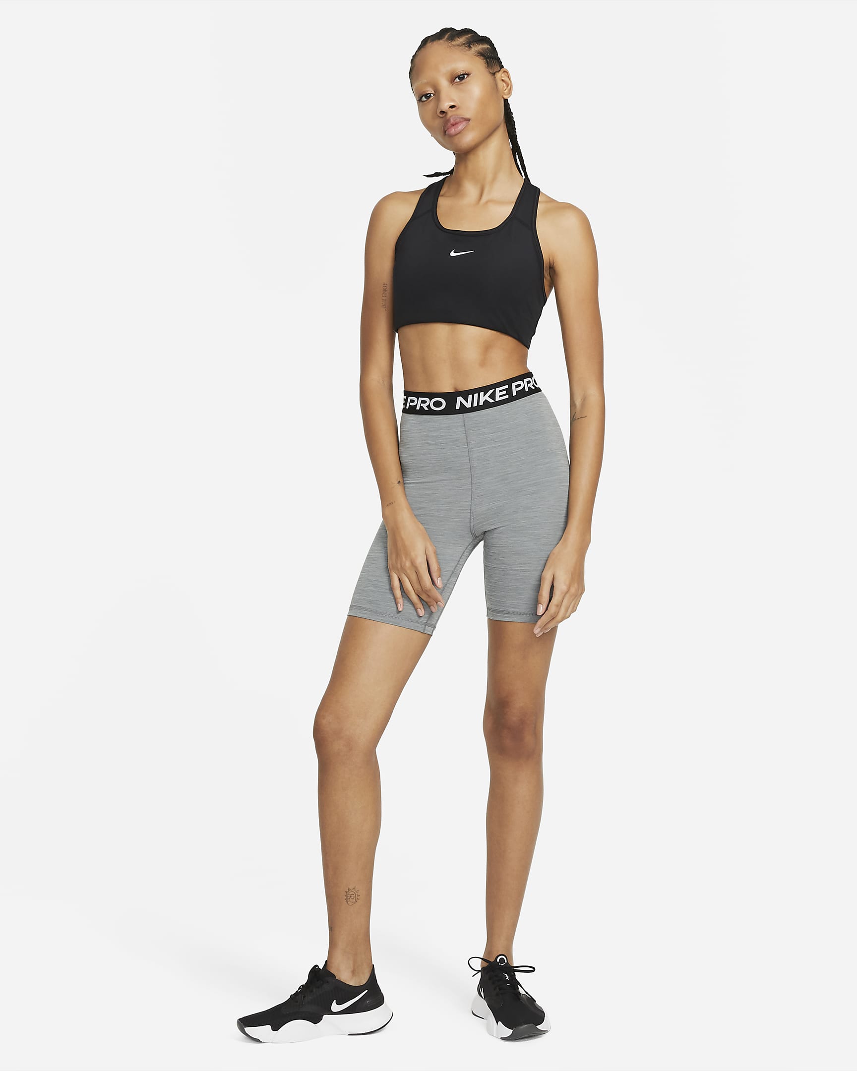 Shorts de 18 cm de tiro alto para mujer Nike Pro 365. Nike.com