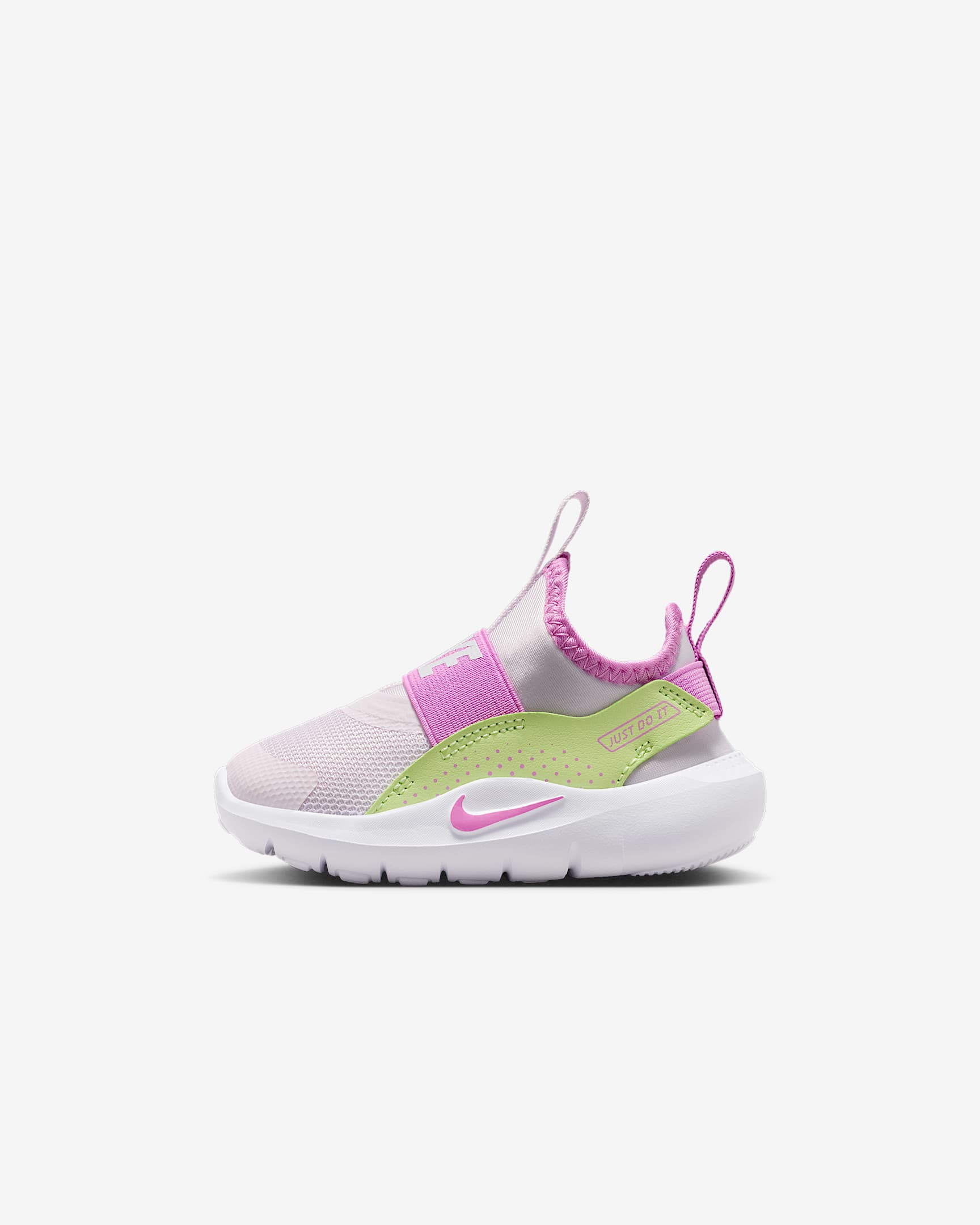Nike Flex Runner 4 嬰幼兒鞋款 - Light Violet/Light Liquid Lime/白色/Light Magenta