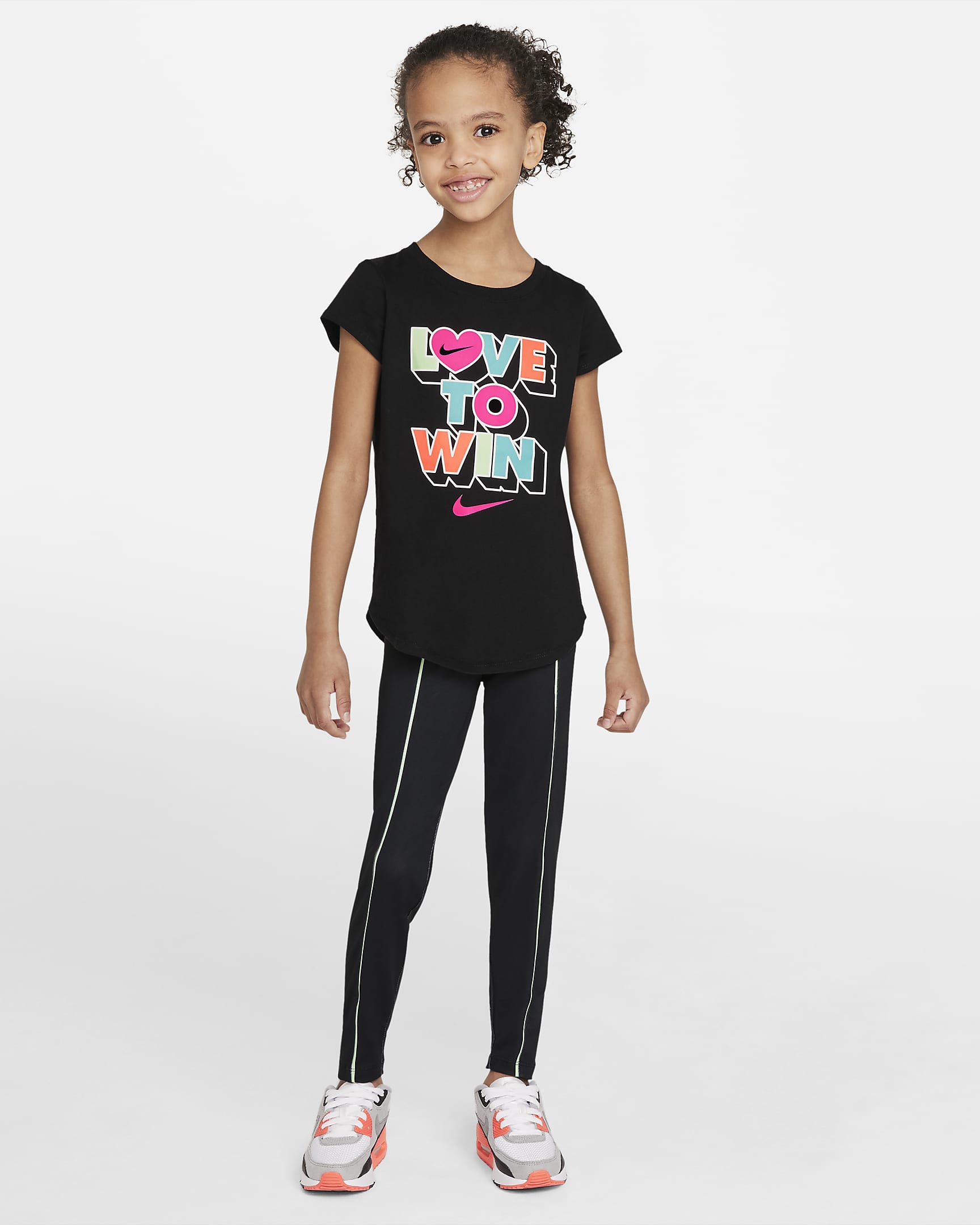 Nike Dri-FIT Younger Kids' Leggings. Nike LU