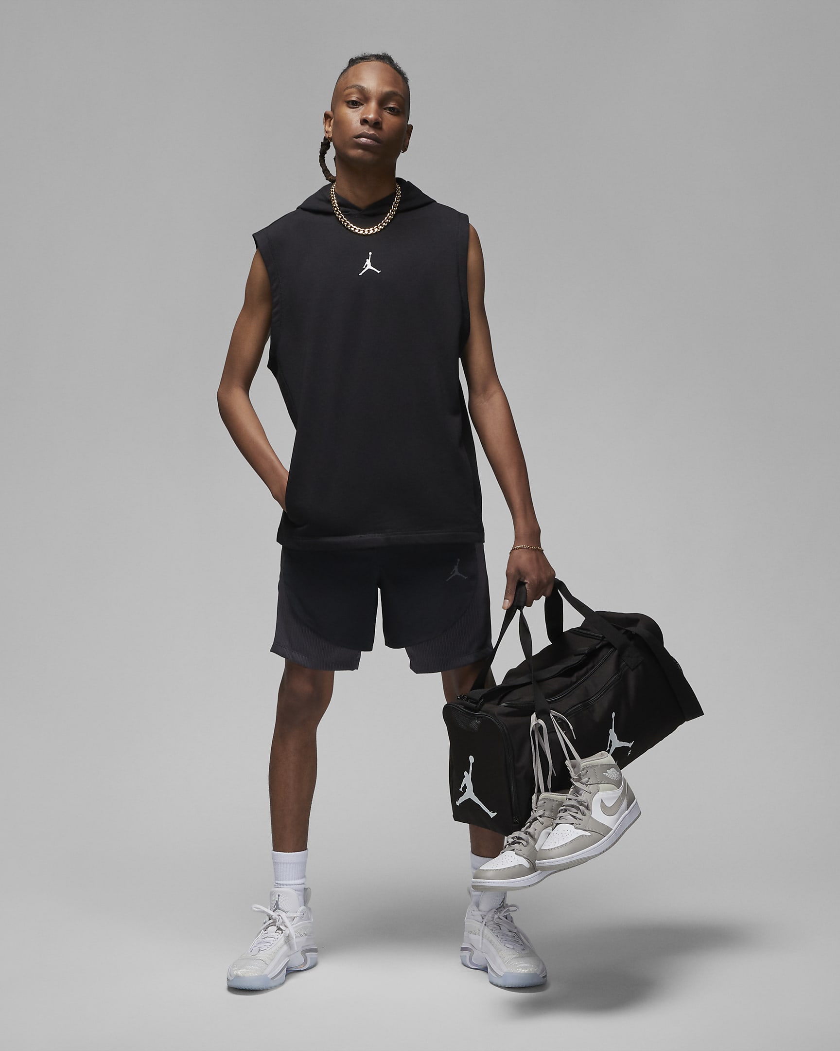 Jordan Dri-FIT Sport Men's Fleece Sleeveless Hoodie. Nike SA