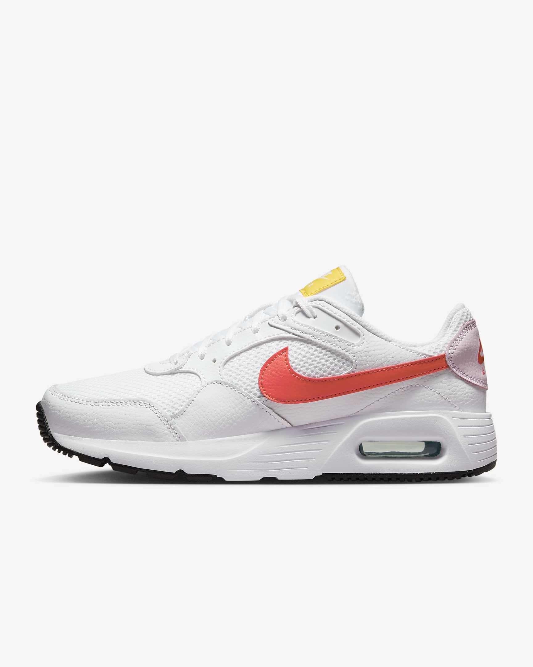 Nike Air Max SC Women's Shoes - White/Pink Foam/Light Laser Orange/Bright Crimson