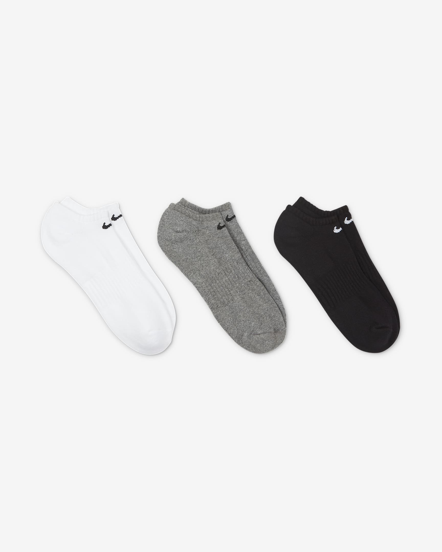 Nike Everyday Cushioned Training No-Show Socks (3 Pairs) - Multi-Colour