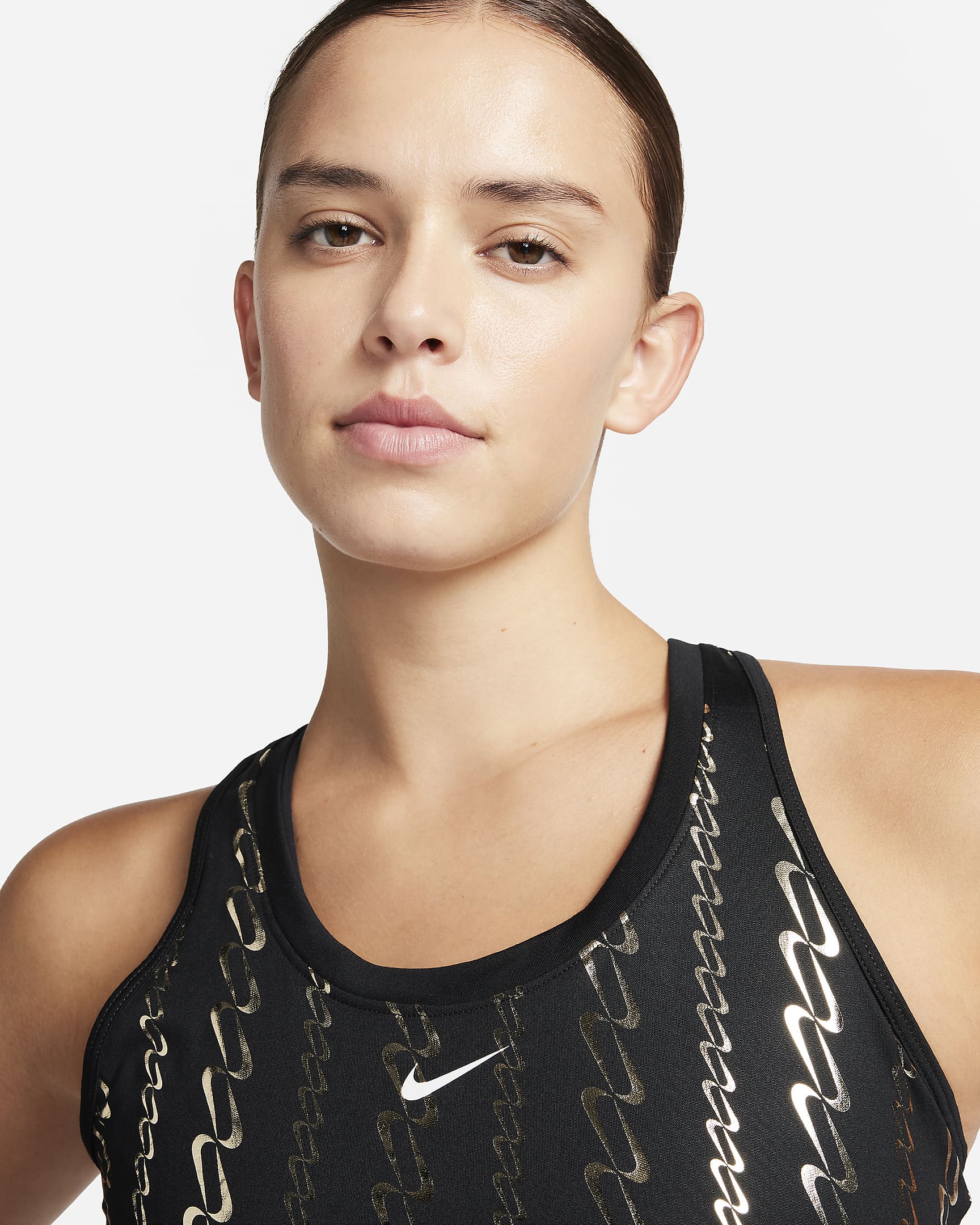 Nike Dri-FIT One Women's Cropped Printed Tank Top. Nike UK