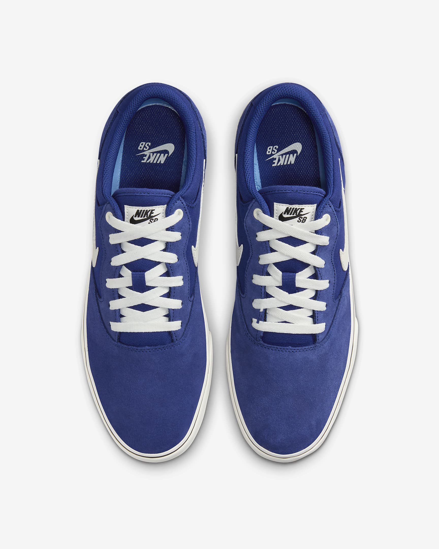 Nike SB Chron 2 Skate Shoe - Deep Royal Blue/Deep Royal Blue/Sail/Sail