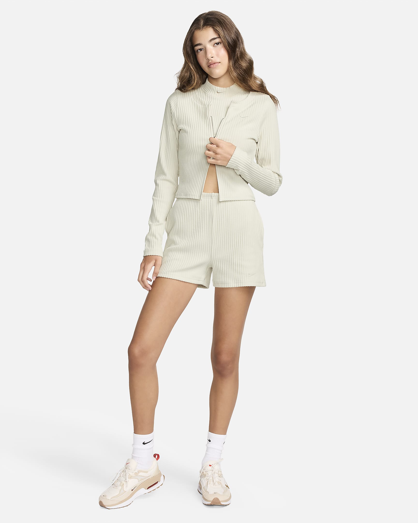 Nike Sportswear Chill Knit Women's Slim Full-Zip Ribbed Cardigan. Nike UK