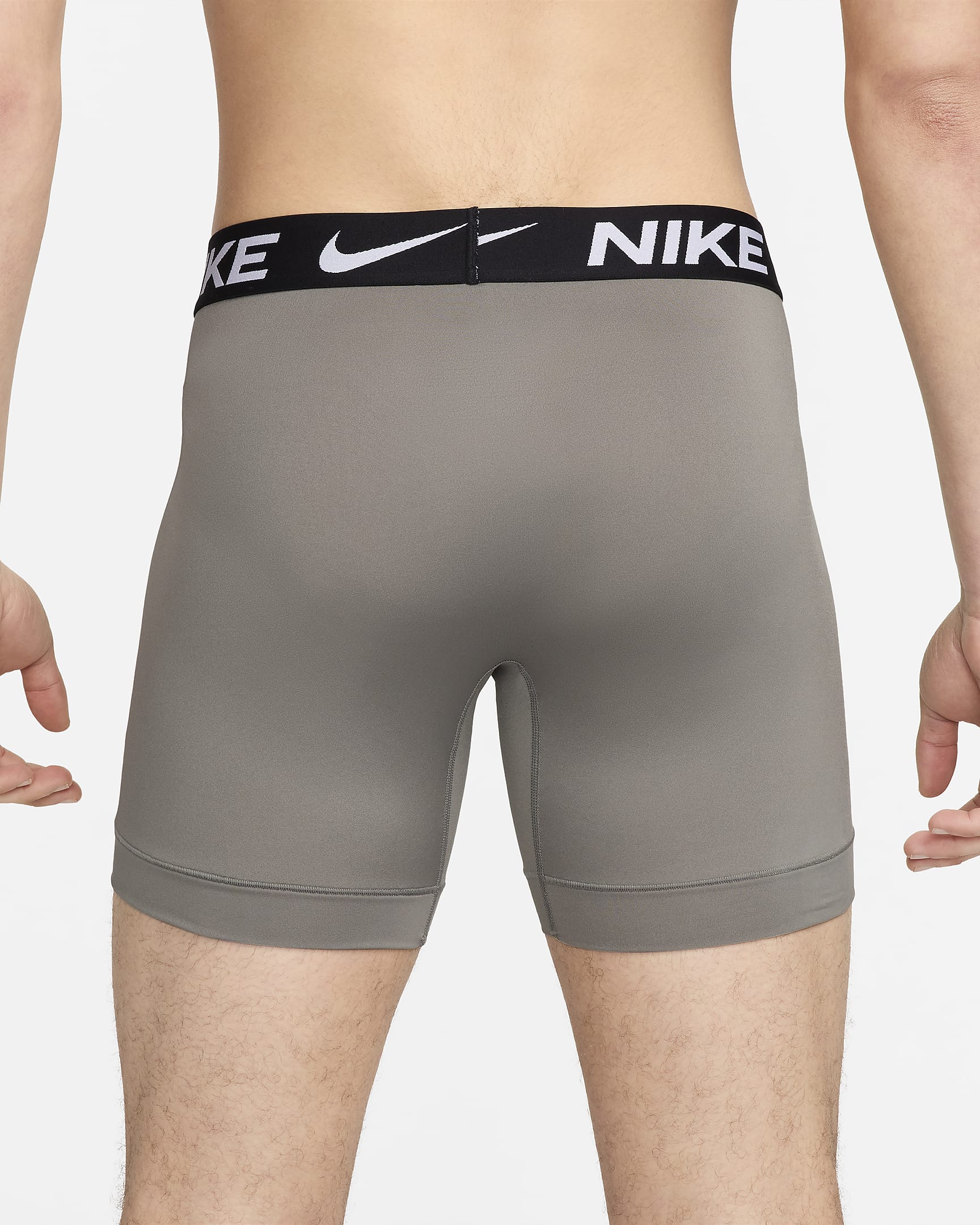 Nike Dri-FIT Essential Micro Men's Boxer Briefs (3-Pack) - Grey