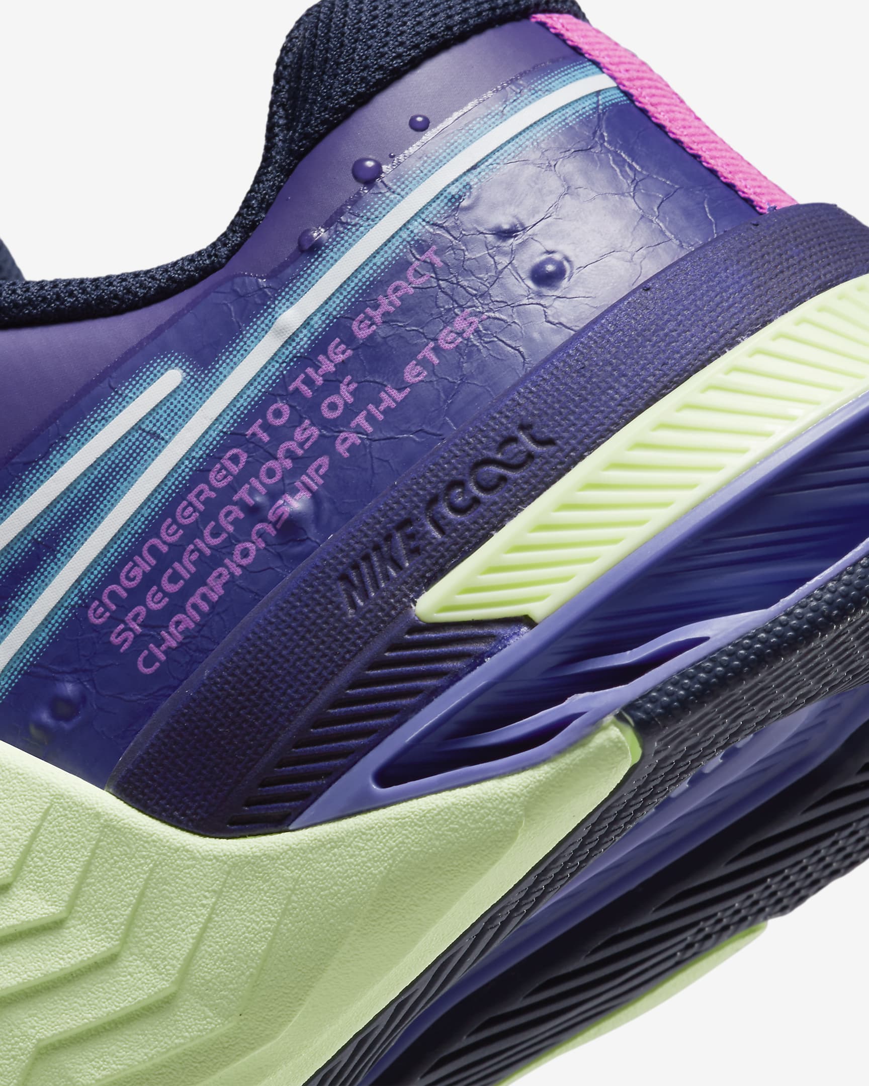 Nike Metcon 8 AMP Women's Training Shoes - Deep Purple/Barely Volt/Blackened Blue/Baltic Blue