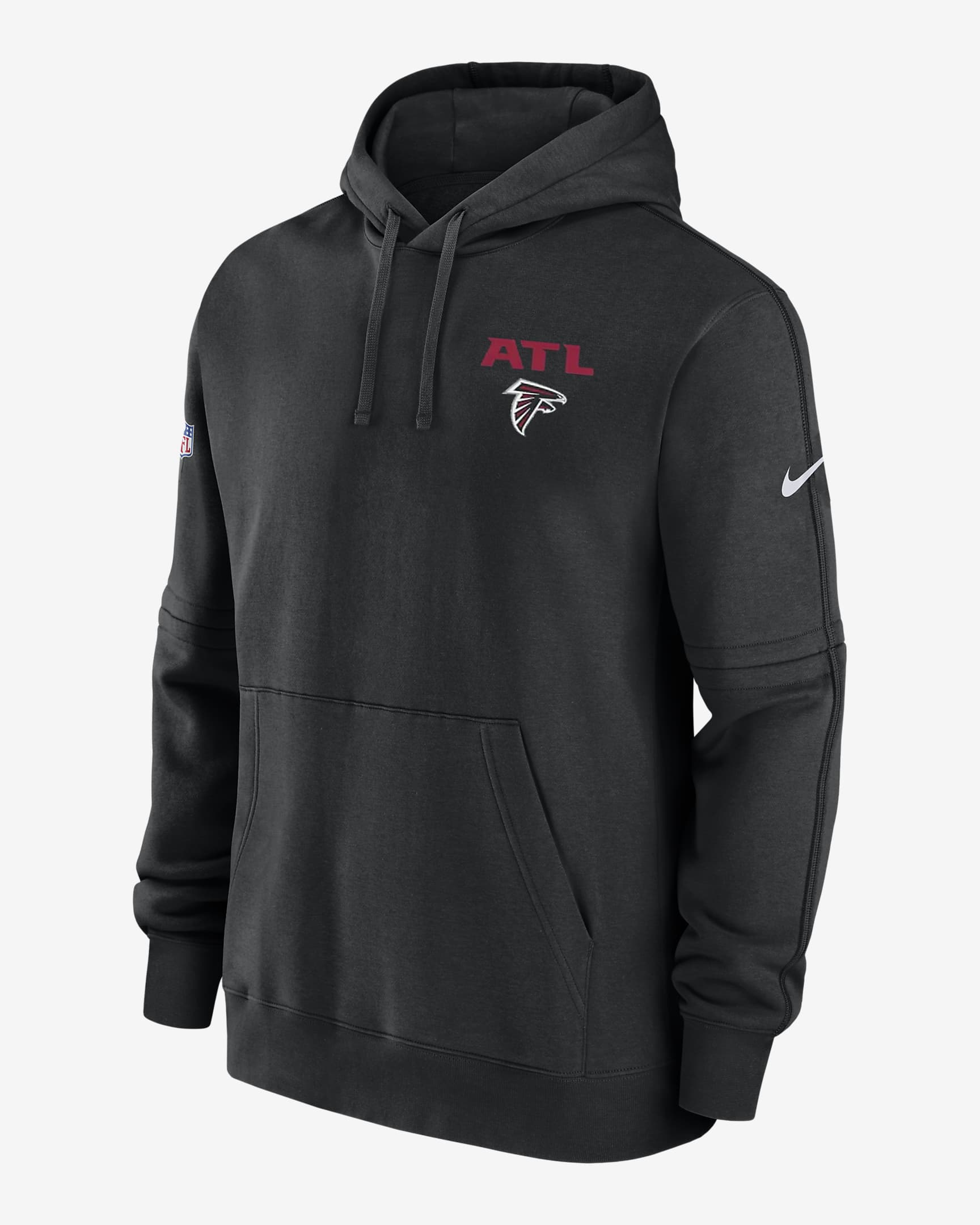 Sudadera con gorro sin cierre Nike de la NFL para hombre Atlanta ...