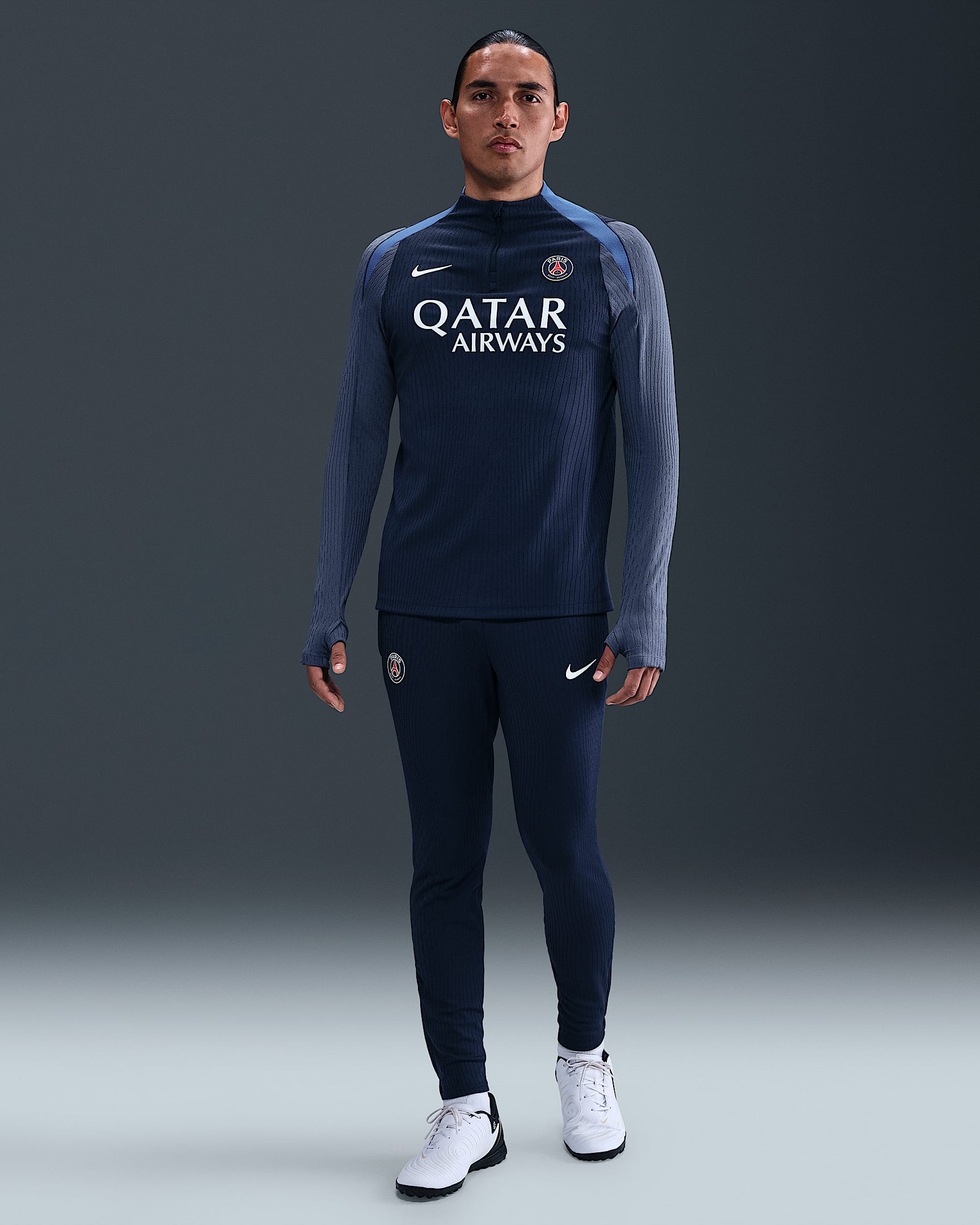 Paris Saint-Germain Strike Elite Men's Nike Dri-FIT ADV Football Knit Pants - Midnight Navy/Hyper Royal/White