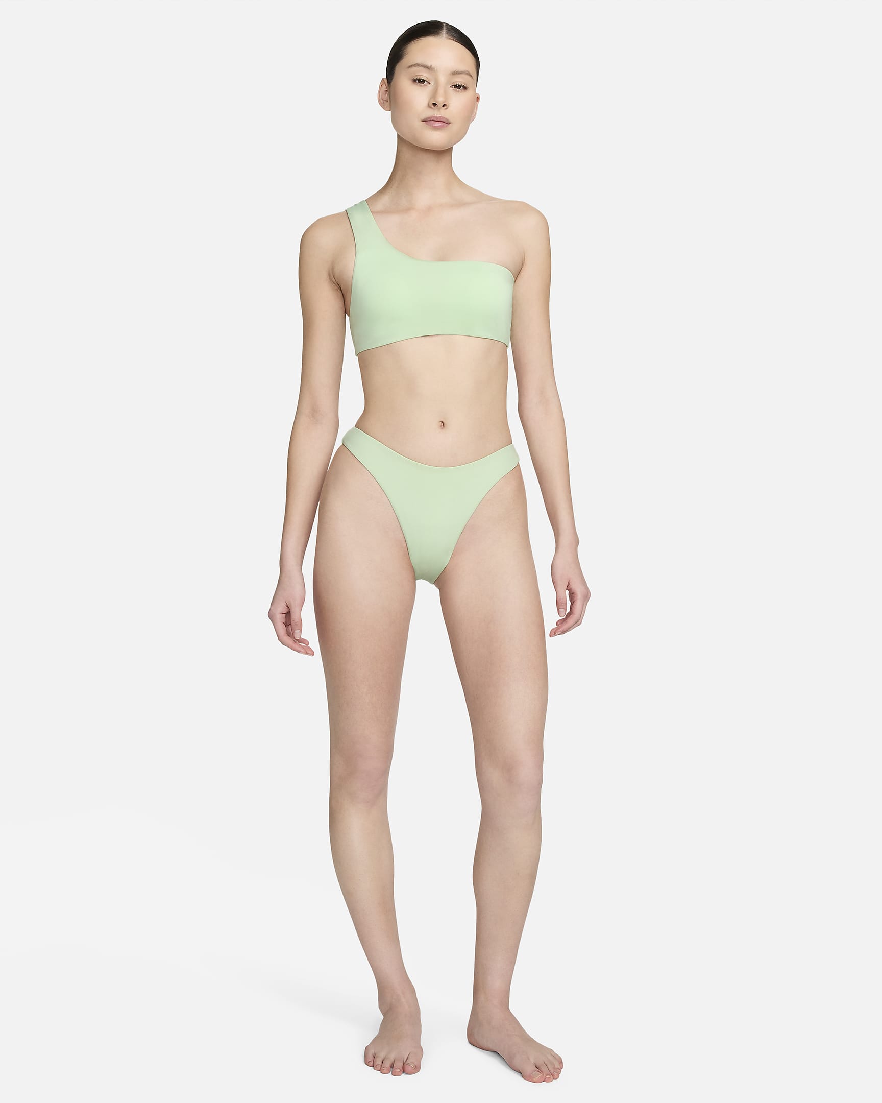 Parte inferior de traje de baño estilo Sling para mujer Nike Essential - Verde vapor