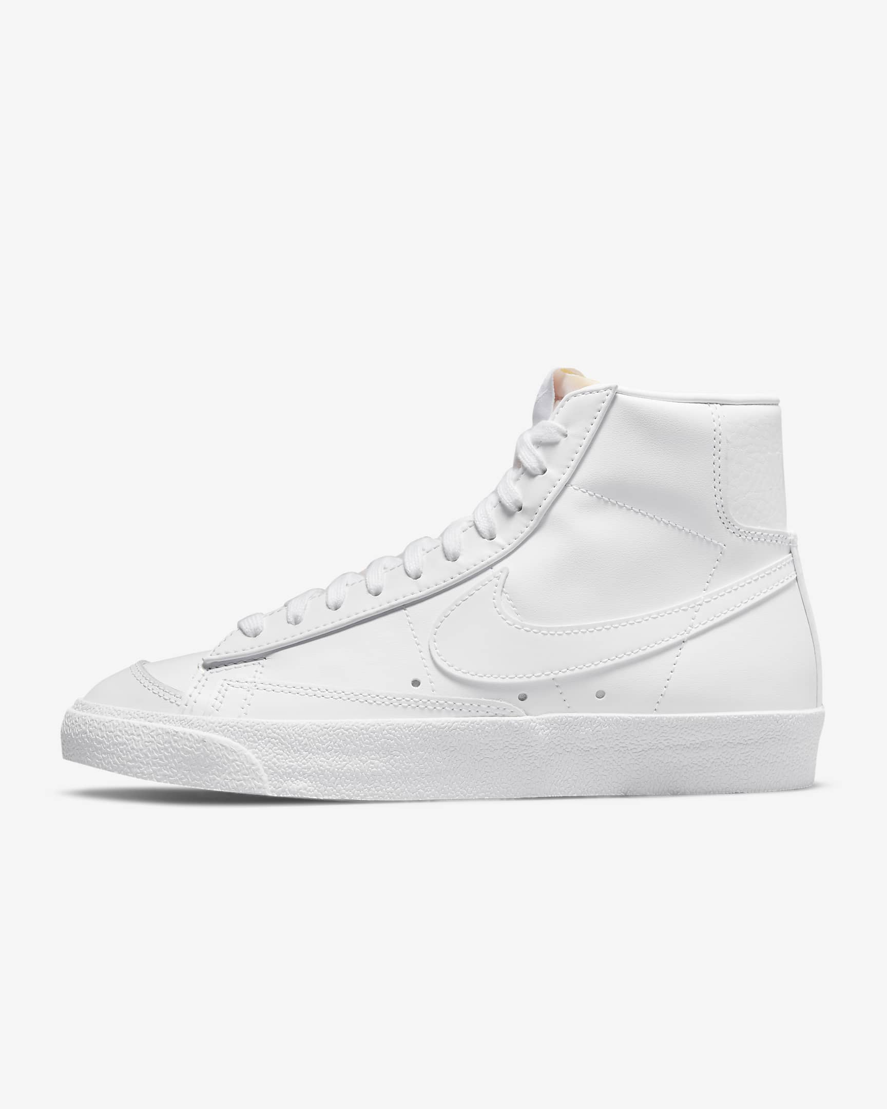 Nike Blazer Mid '77 Women's Shoes - White/White/Peach/White