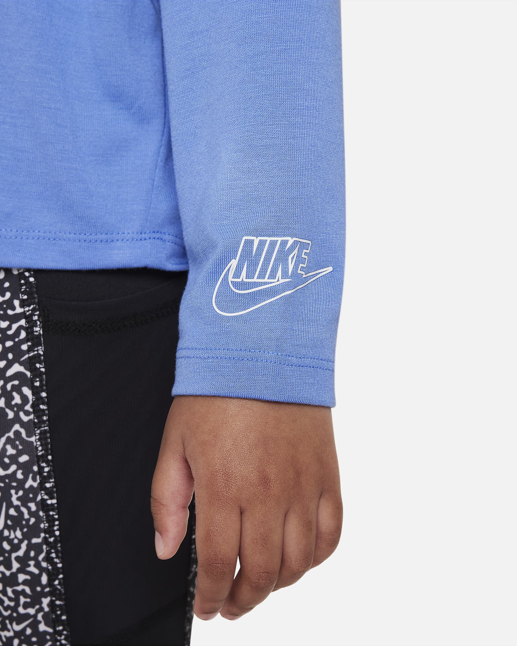 Nike Notebook Print Long Sleeve Knit Top Little Kids Top. Nike.com