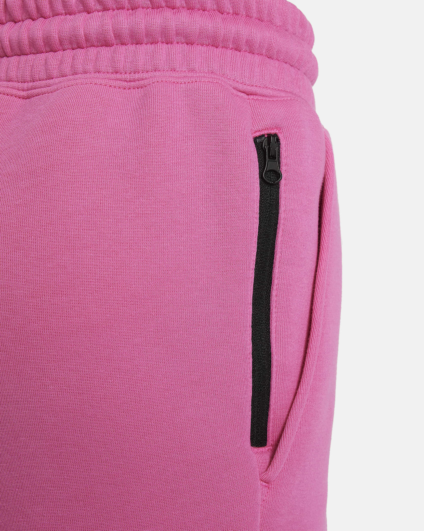 Calças desportivas Nike Sportswear Tech Fleece Júnior (Rapariga) - Rosa Alchemy/Preto/Preto