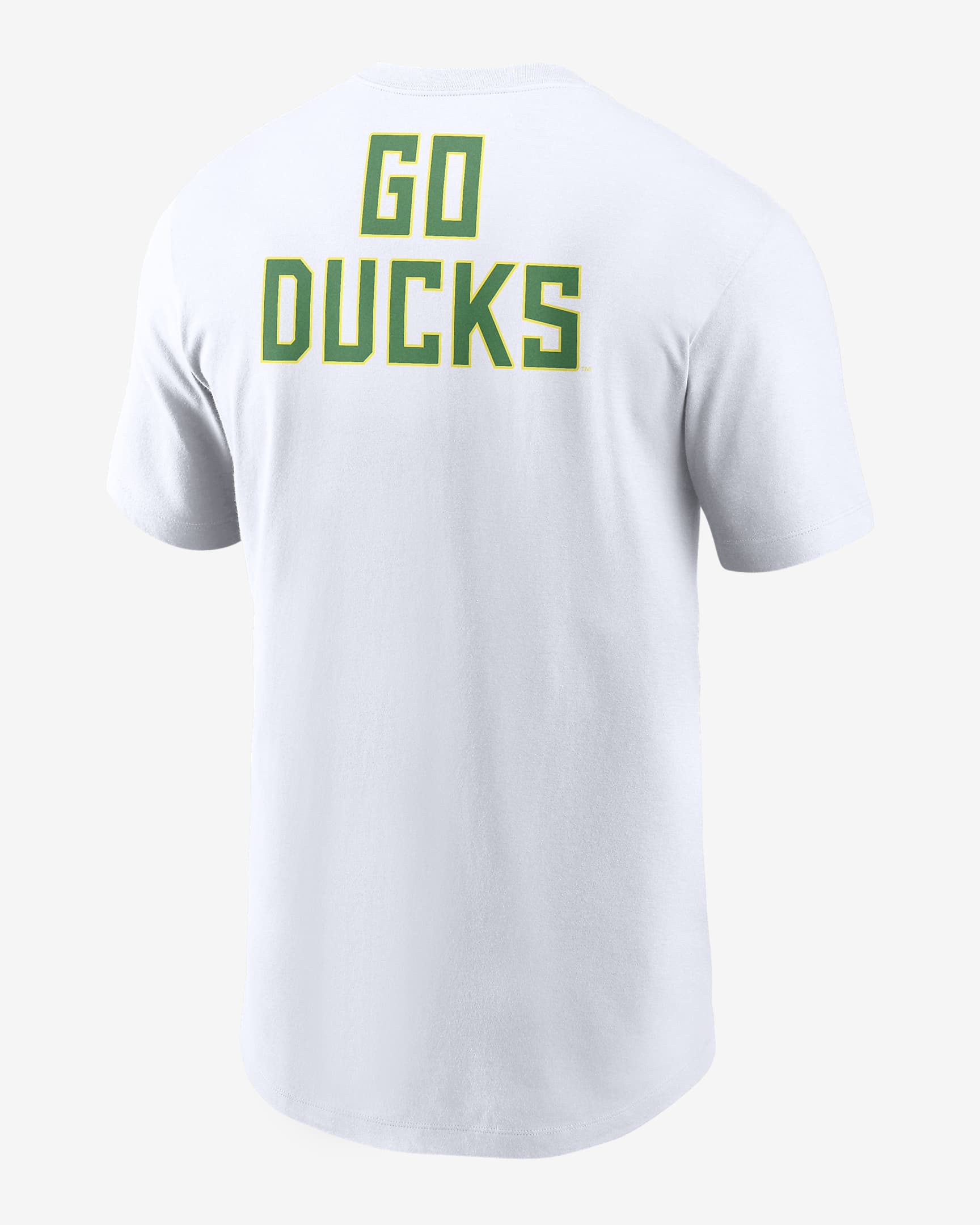 Oregon Ducks Blitz Men's Nike College T-Shirt - White