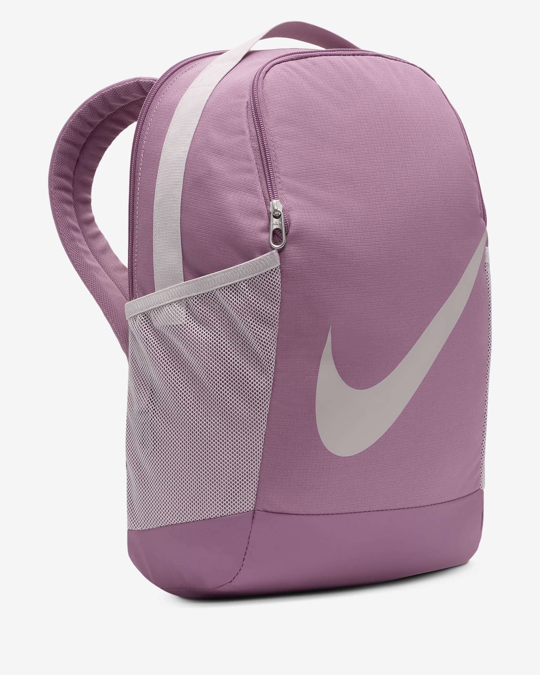 Nike Brasilia Kids' Backpack (18L) - Plum Dust/Platinum Violet/Platinum Violet