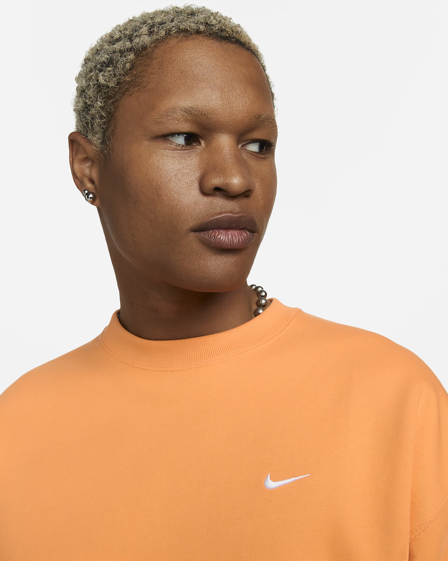 nikelab solo swoosh fleece crew