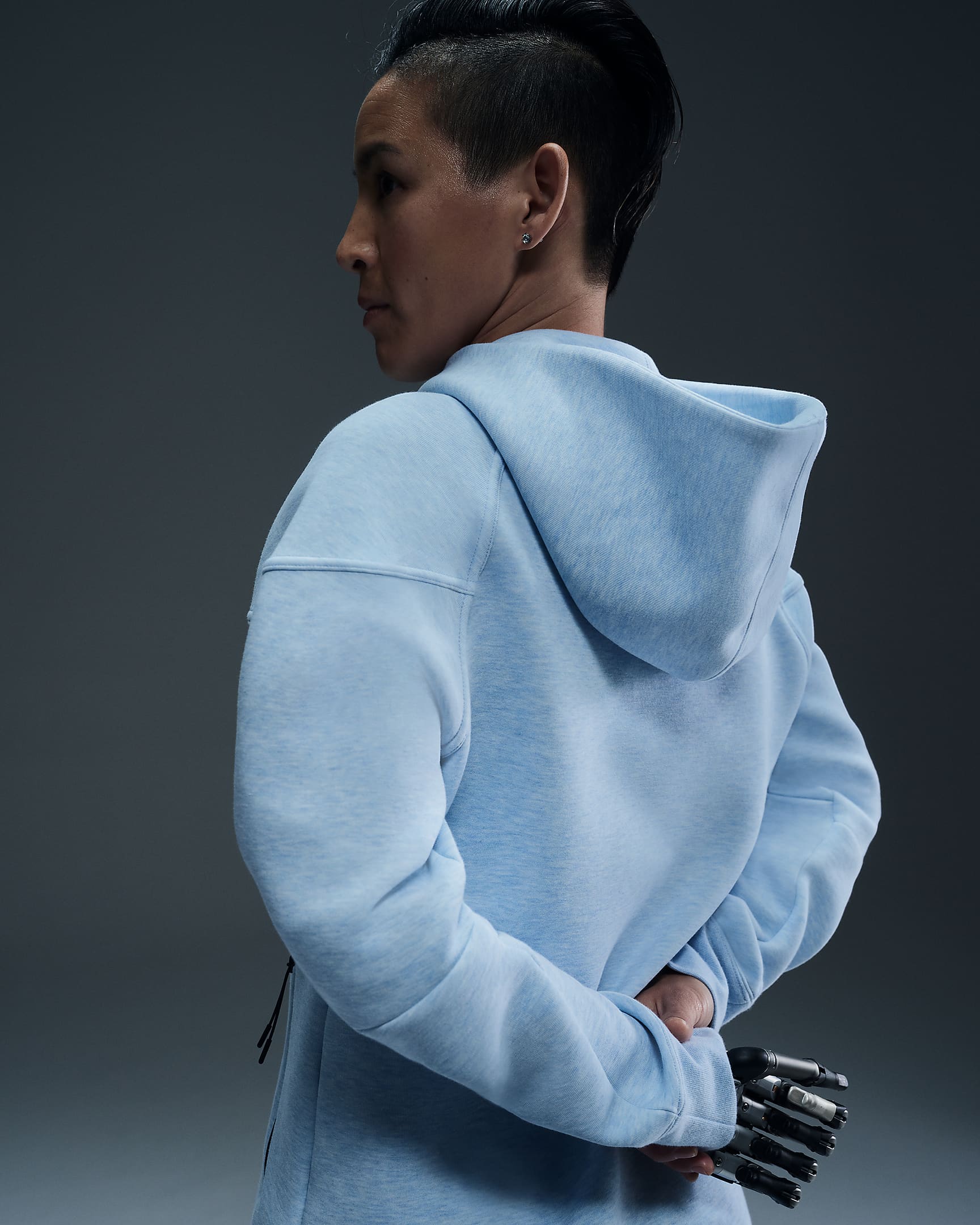 Team USA Tech Fleece Windrunner Nike Kapuzenjacke (Damen) - Celestine Blue/Heather/Obsidian/Old Royal