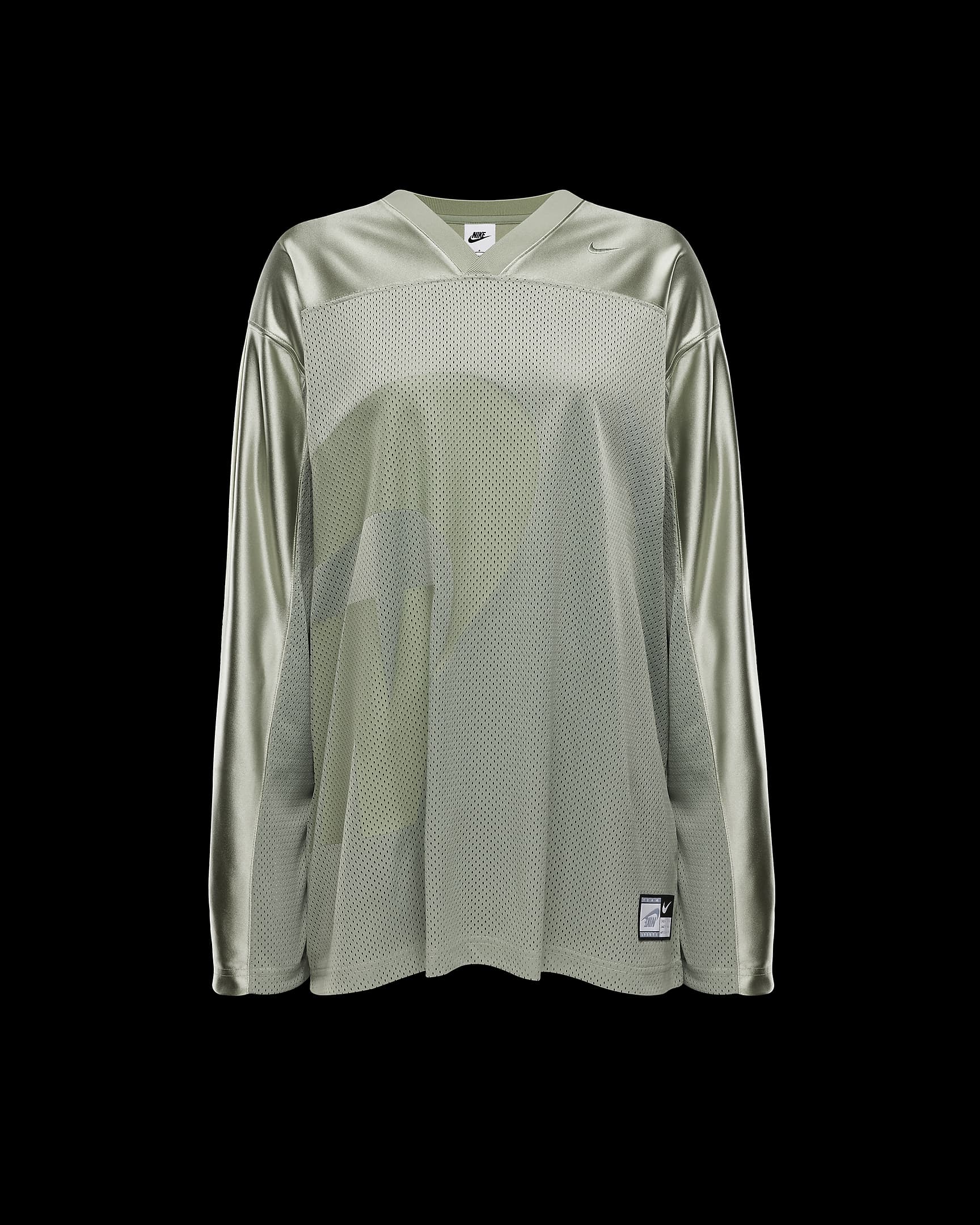 Nike Sportswear Women's Oversized Long-Sleeve Top - Jade Horizon/Jade Horizon