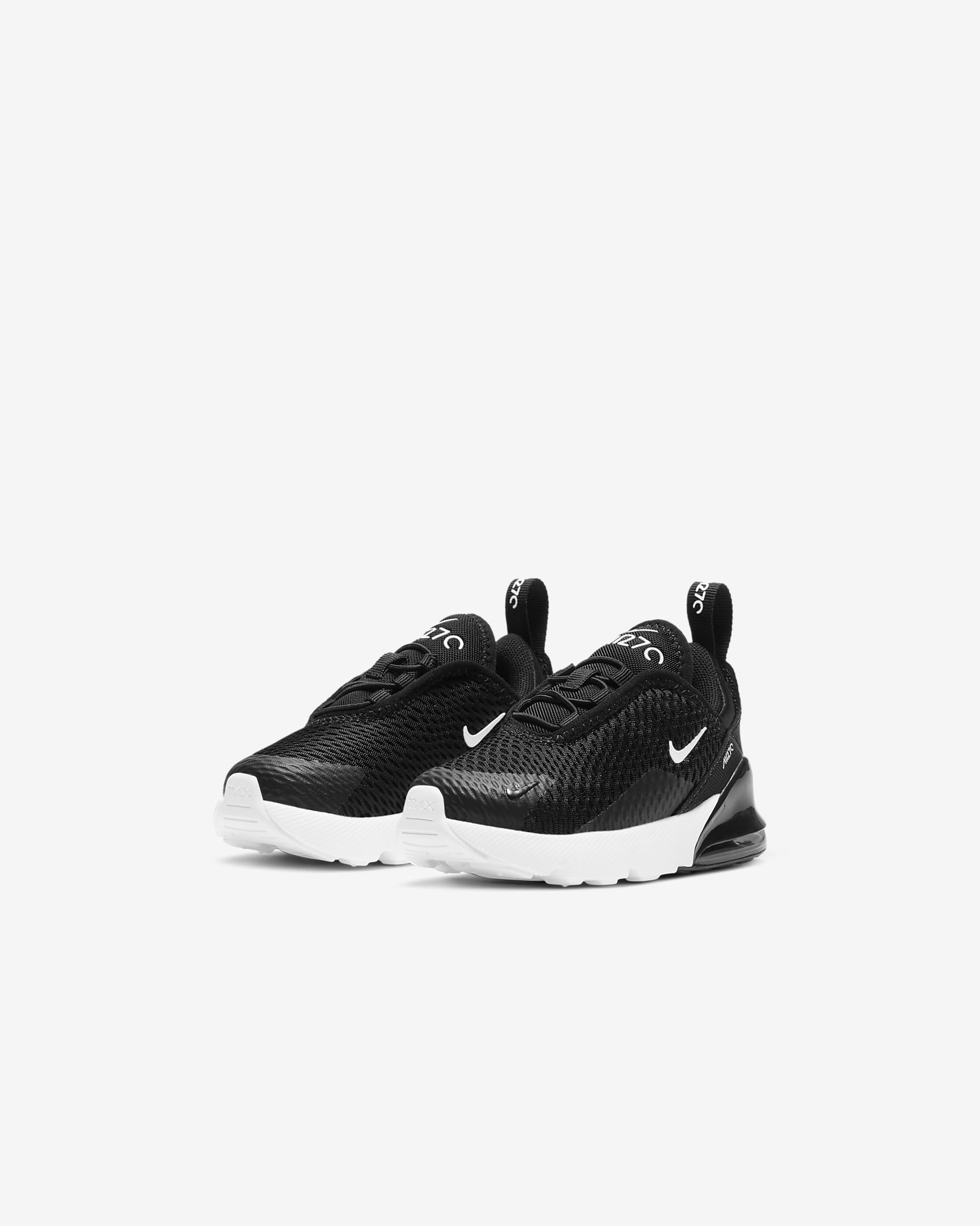 Nike Air Max 270 嬰幼兒鞋款 - 黑色/Anthracite/白色