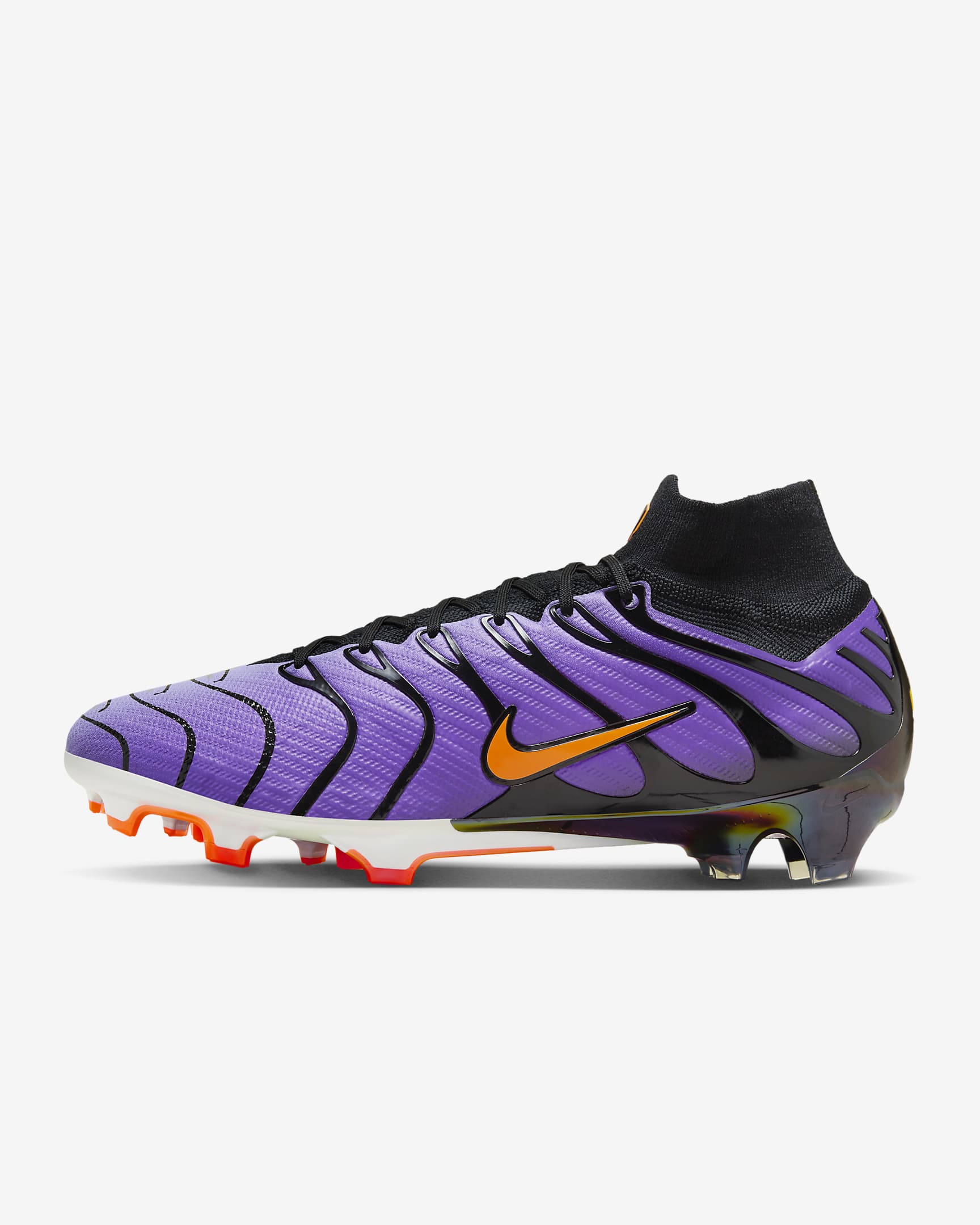 Nike Mercurial Superfly 9 FG High-Top Football Boot - Voltage Purple/Total Orange