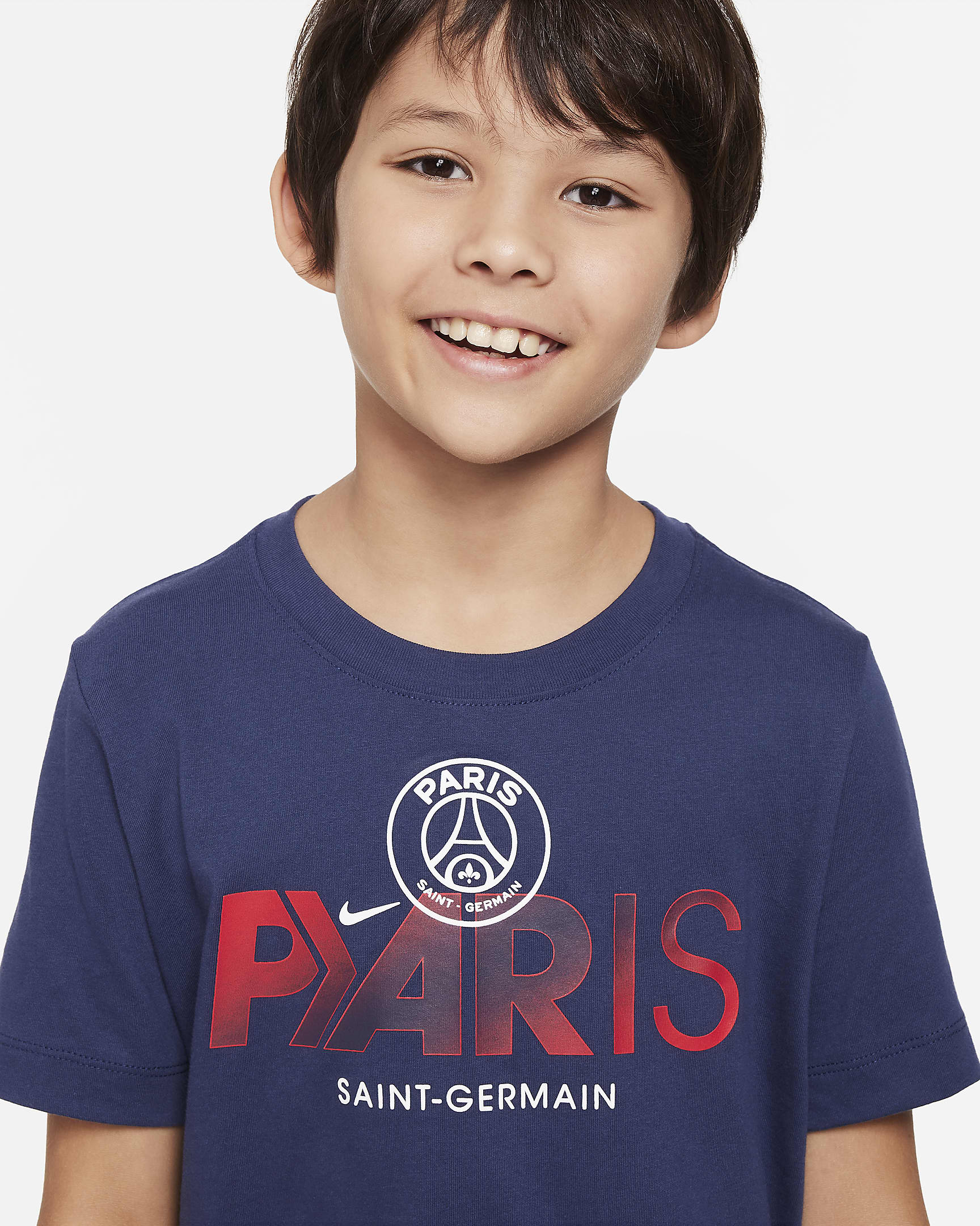 Paris Saint-Germain Mercurial Older Kids' Nike Football T-Shirt. Nike IL