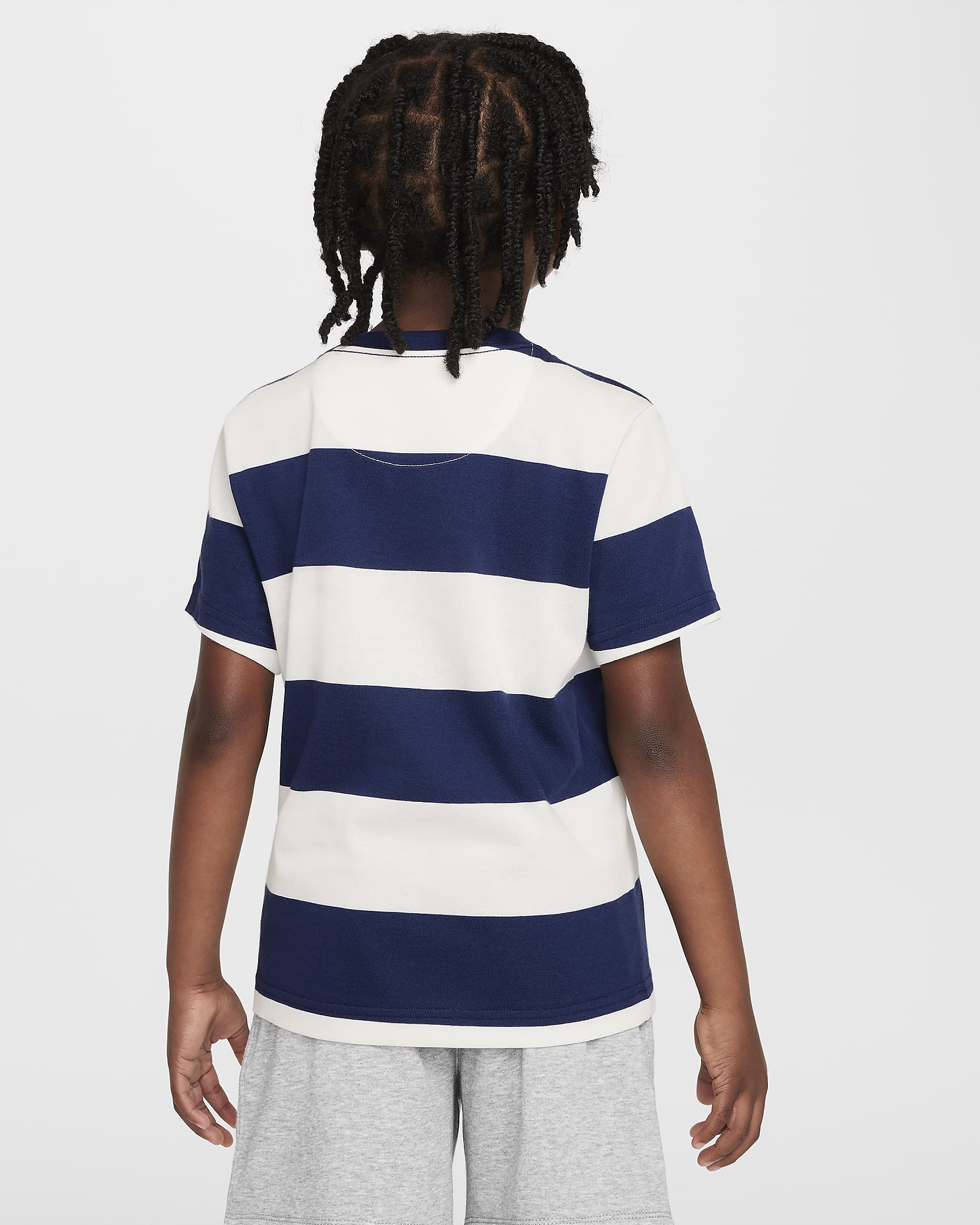 Nike Little Kids' Rugby Stripe T-Shirt - Midnight Navy