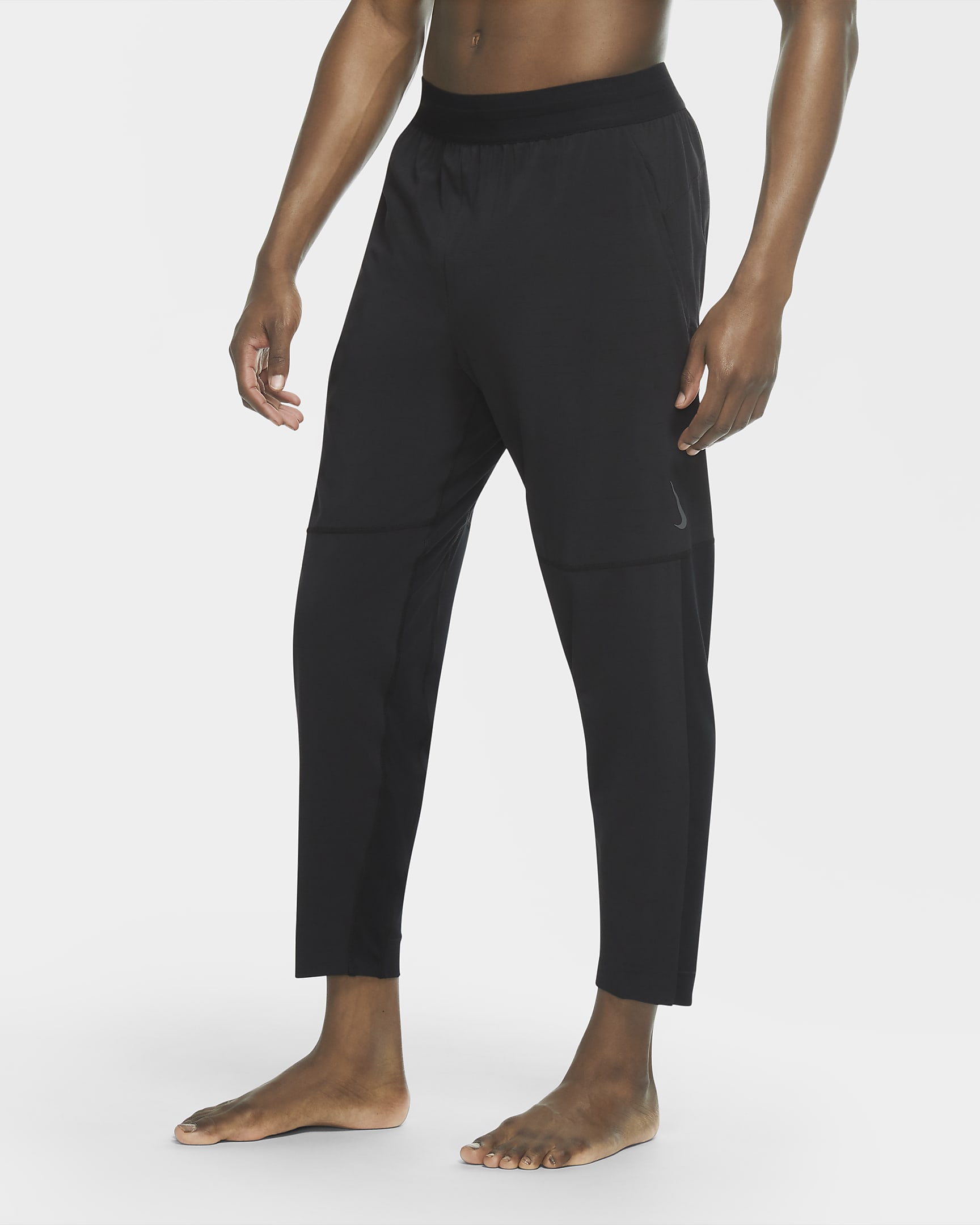 Pantalones para hombre Nike Yoga - Negro/Gris hierro