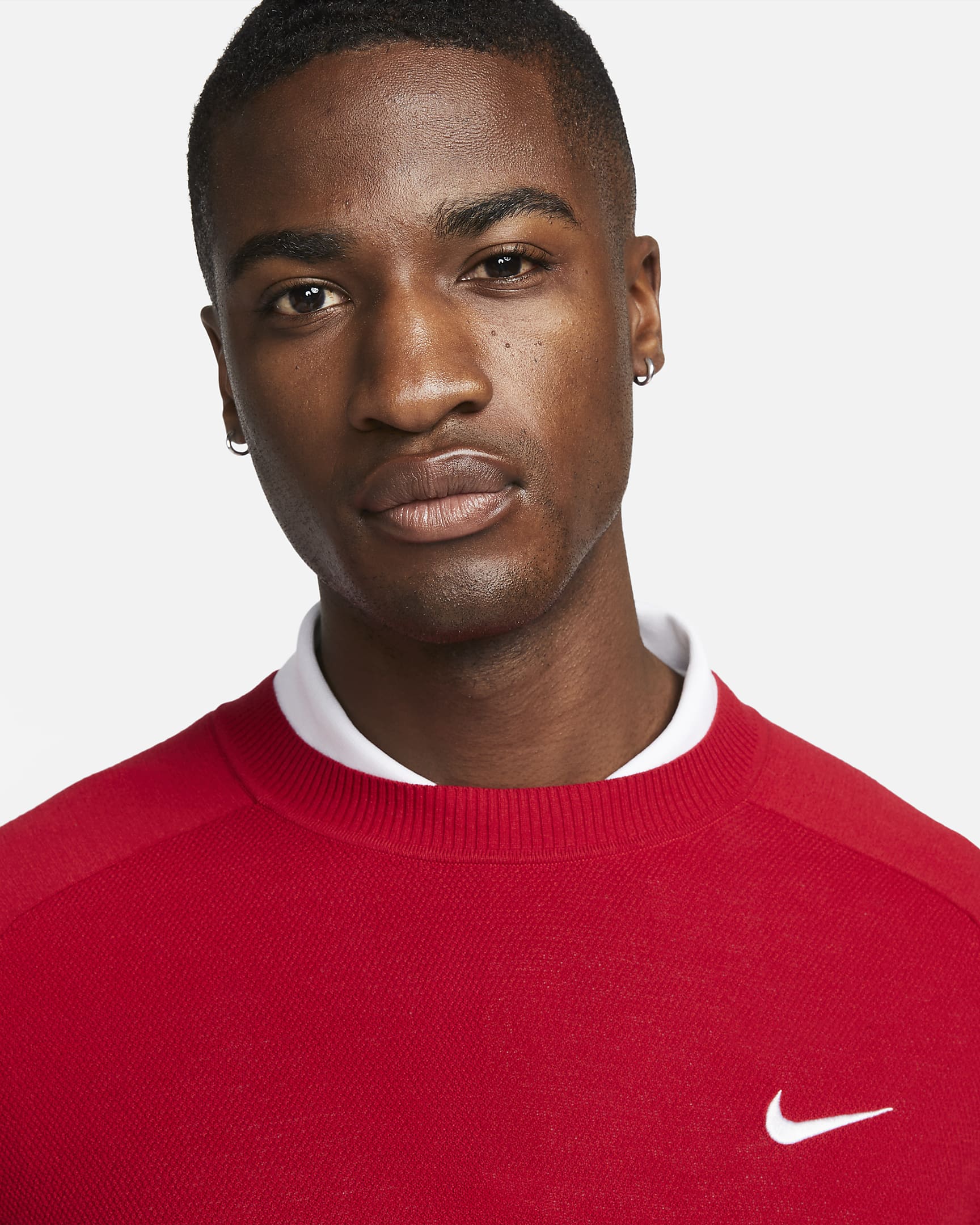 Tiger Woods Men's Knit Golf Jumper. Nike IE