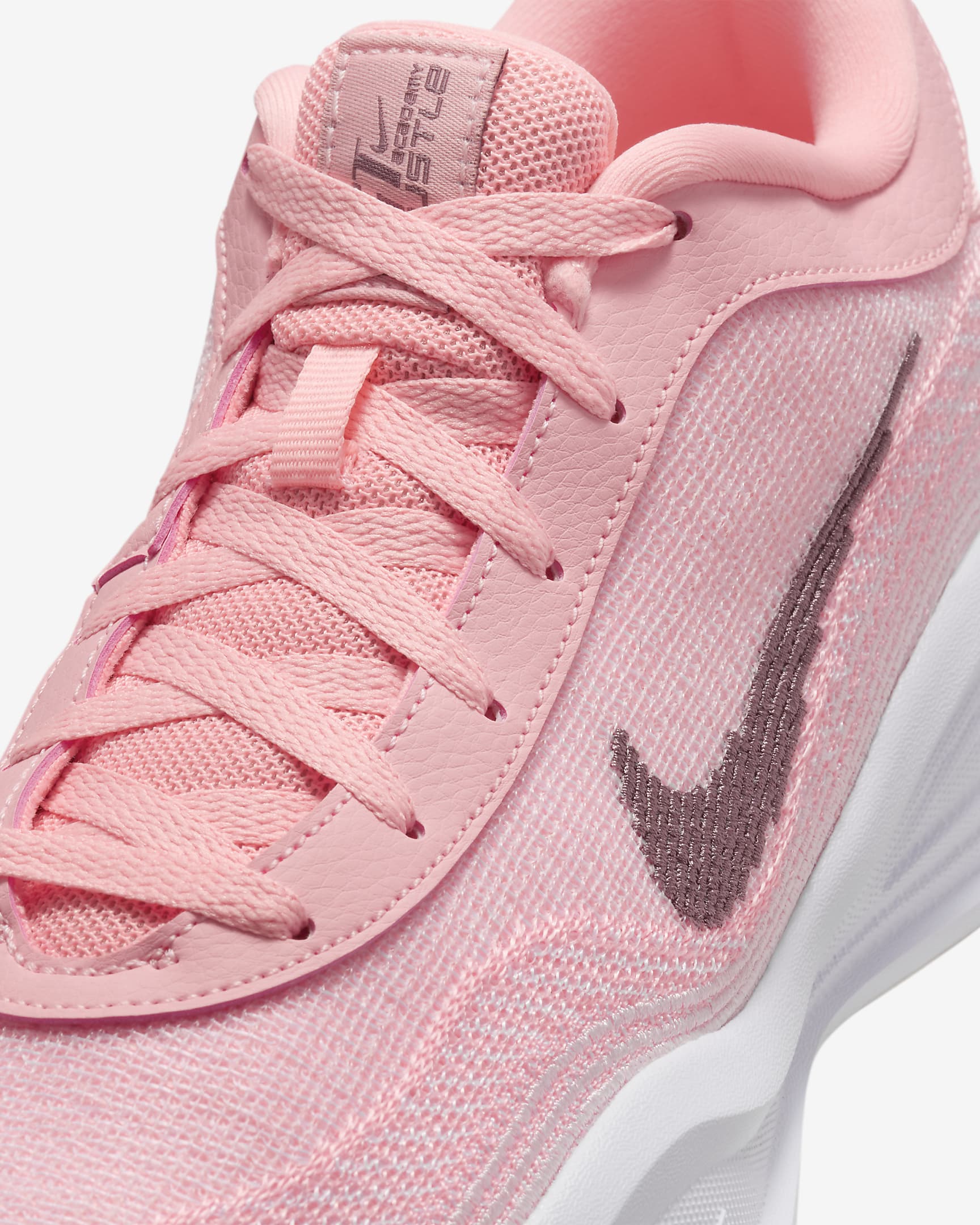 G.T. Hustle Academy EP Basketball Shoes - Pink Tint/White/Platinum Tint/Taupe Grey