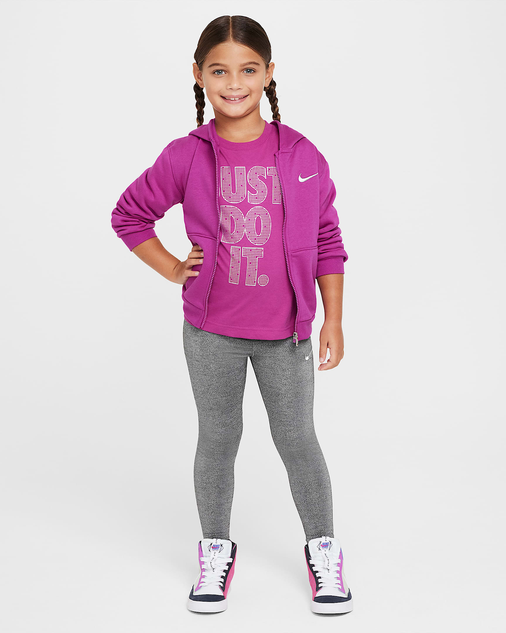 Nike Shine Leggings für jüngere Kinder - Schwarz