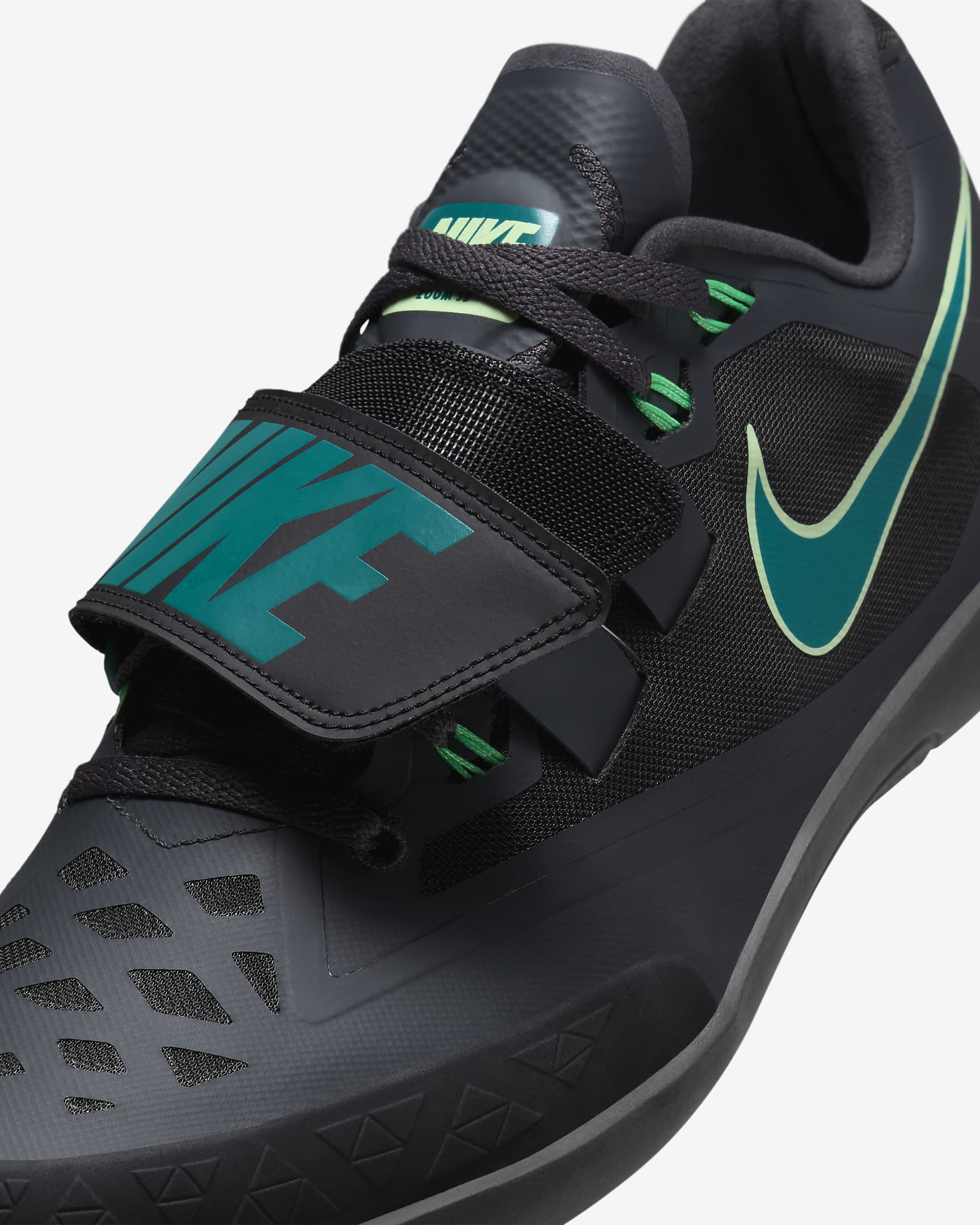 Tenis para lanzamiento en pista y campo Nike Zoom SD 4 - Negro/Verde vapor/Algas eléctricas/Abeto brillante