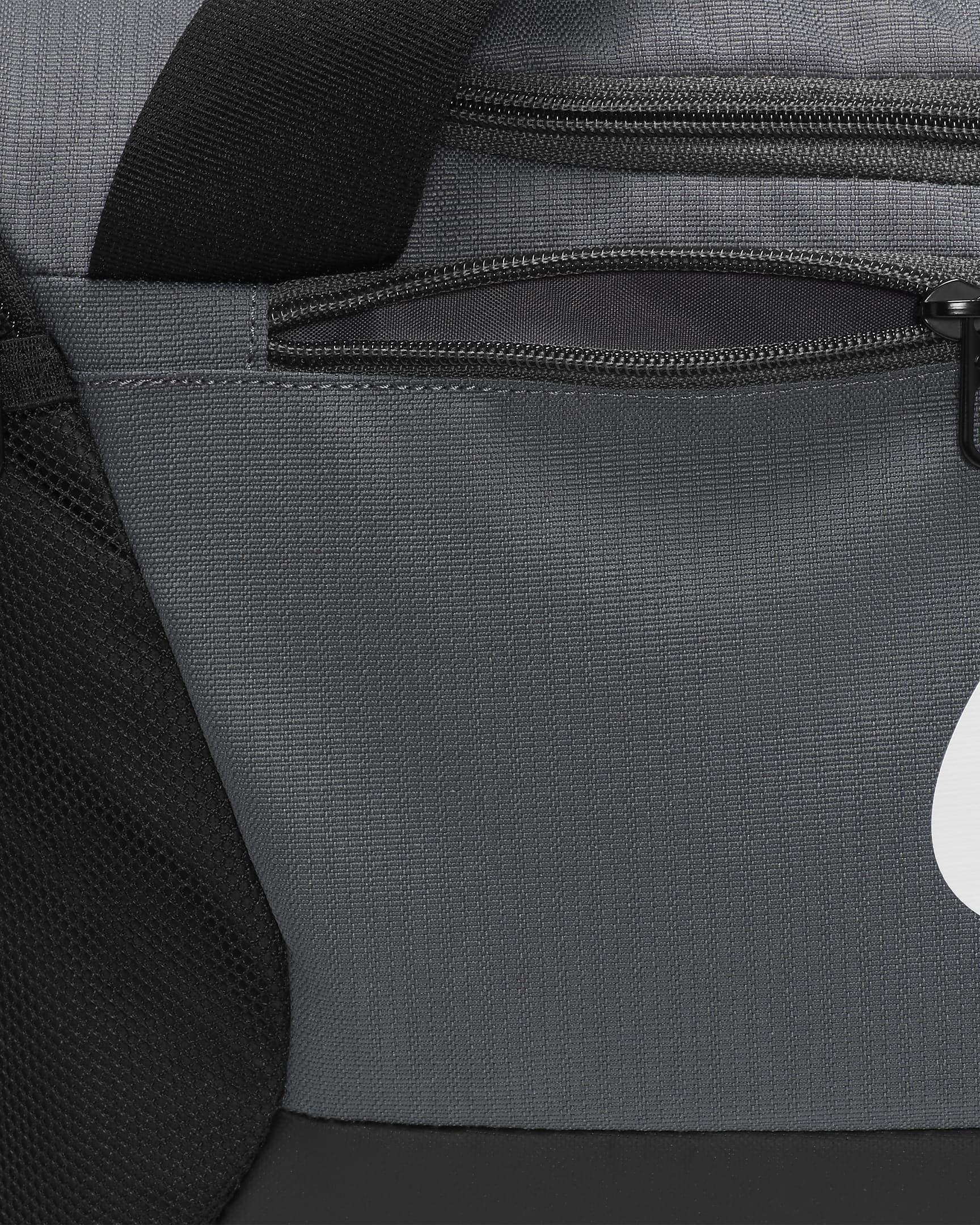 Nike Brasilia 9.5 Training Duffel Bag (Small, 41L) - Iron Grey/Black/White