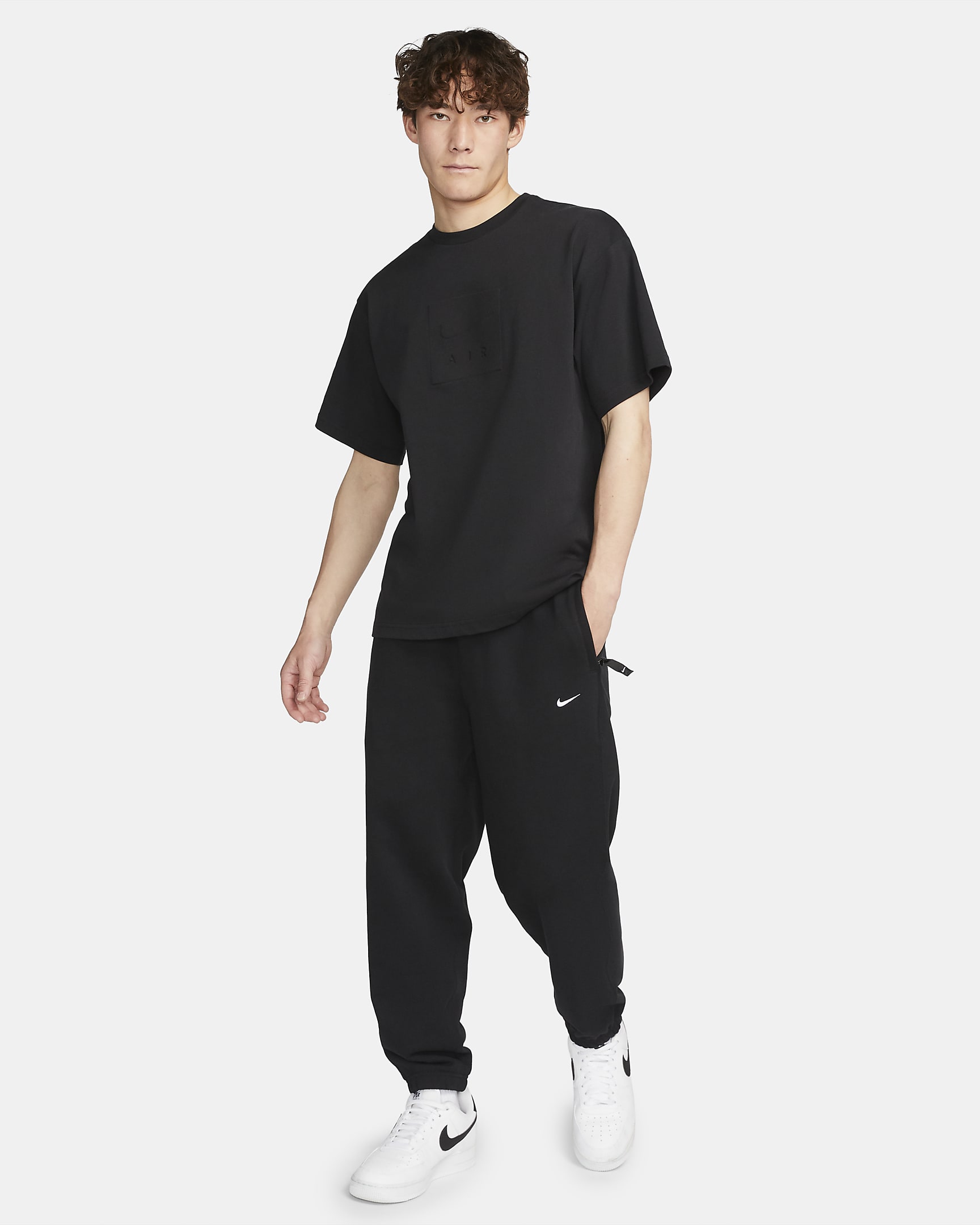 Nike Solo Swoosh Men's French Terry Trousers. Nike ID