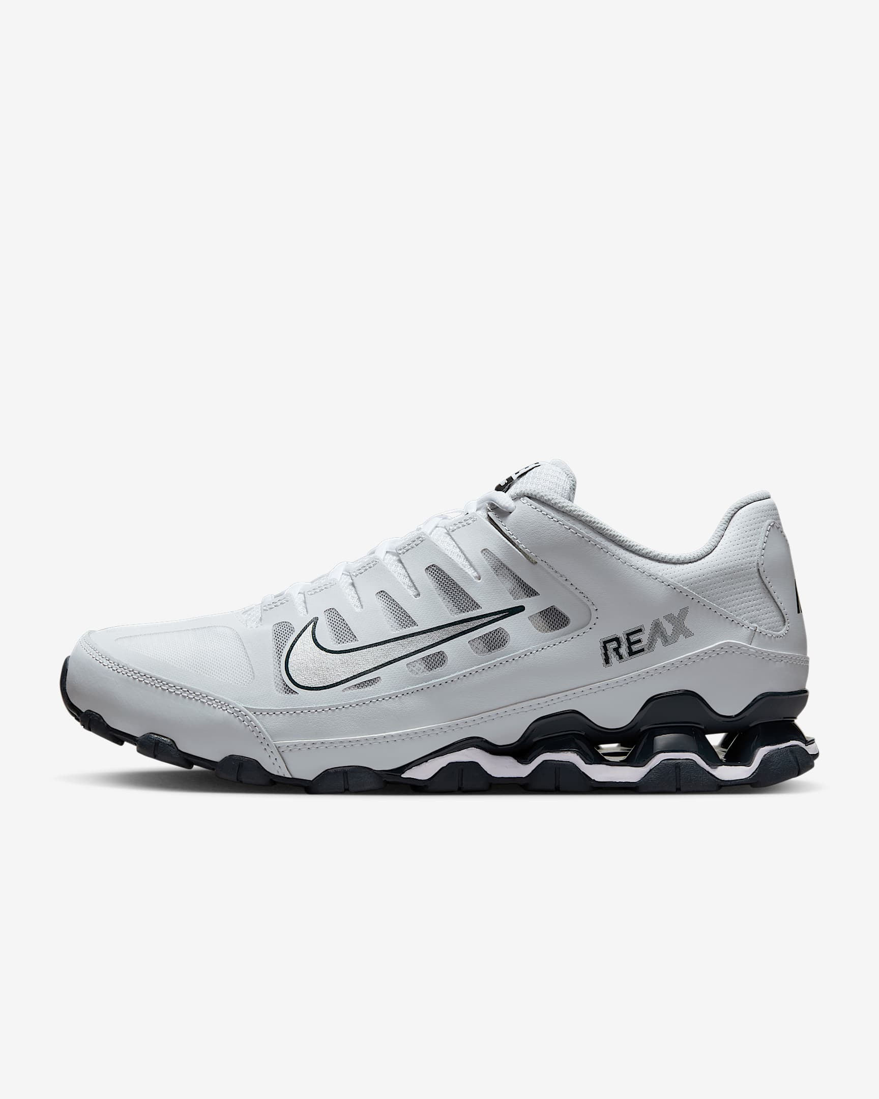 Nike Reax 8 TR Erkek Antrenman Ayakkabısı - Beyaz/Classic Charcoal/Pure Platinum/Metallic Silver