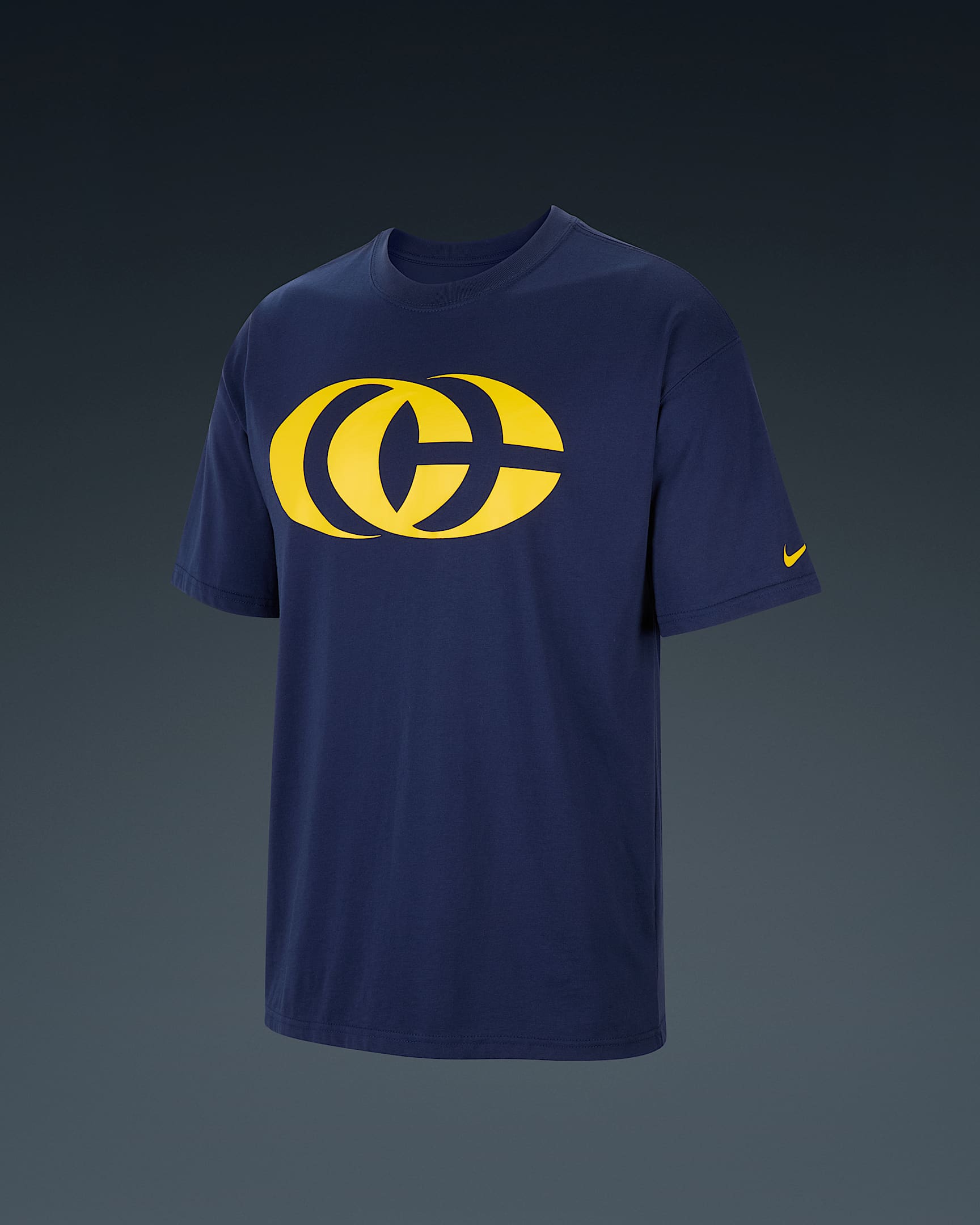Playera de básquetbol Nike Caitlin Clark - Azul marino medianoche/Amarillo