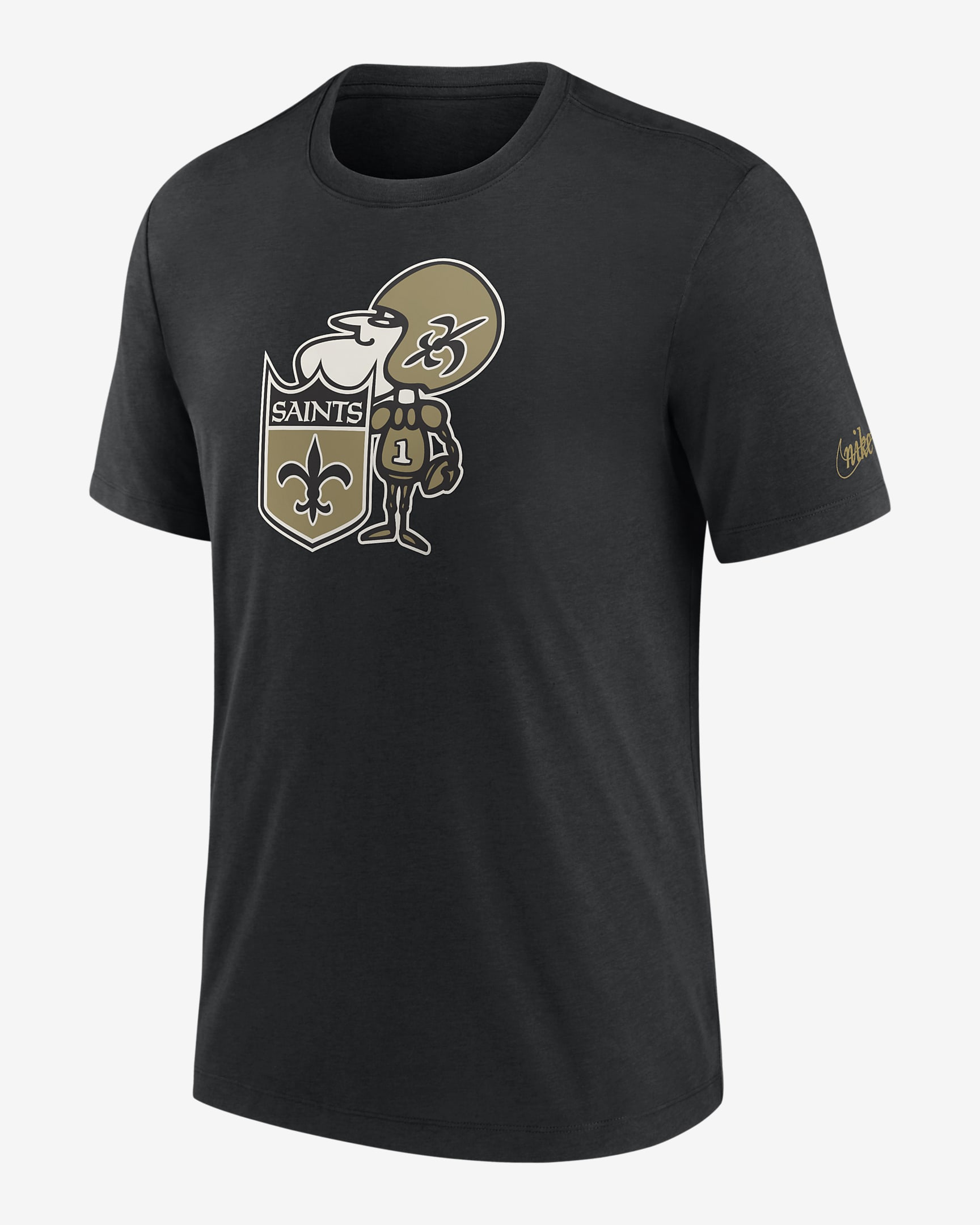New Orleans Saints Rewind Logo Men's Nike NFL T-Shirt. Nike.com