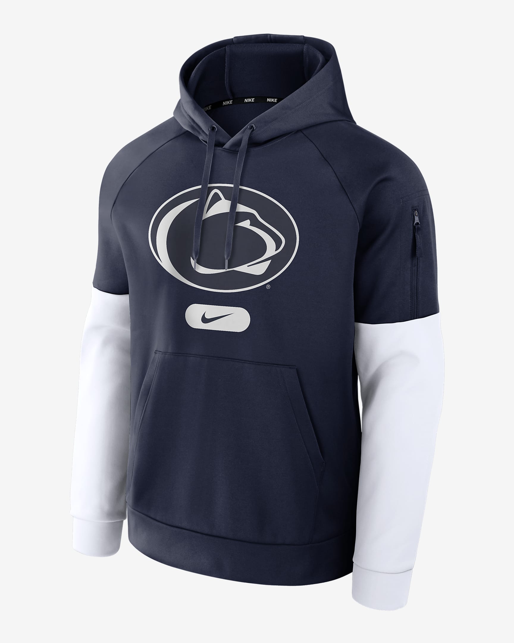 Penn State Nittany Lions Fitness Men’s Nike Therma College Pullover Hoodie - College Navy