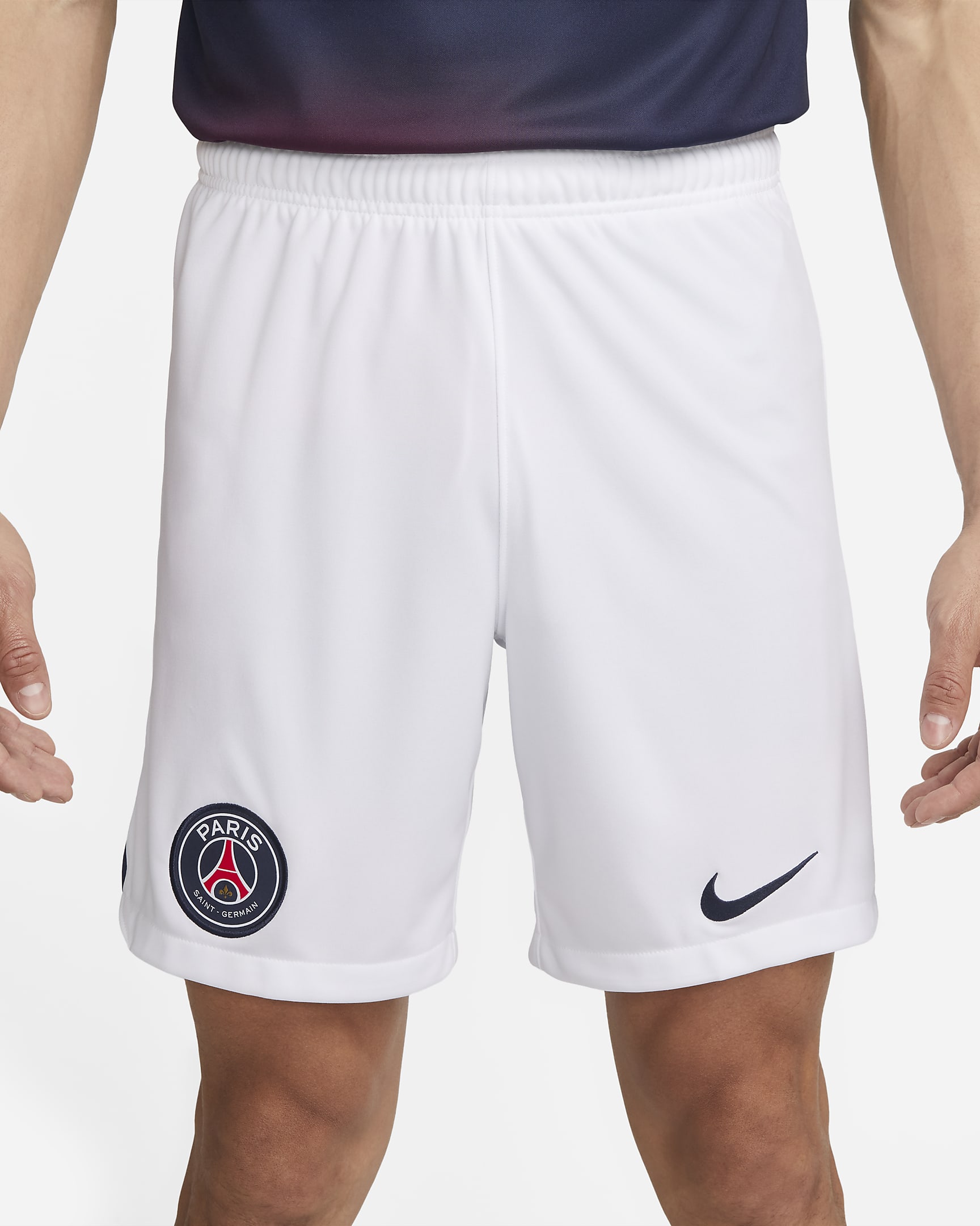 Paris Saint-Germain 2023/24 Stadium Home/Away Men's Nike Dri-FIT Soccer Shorts - White/Midnight Navy/Midnight Navy