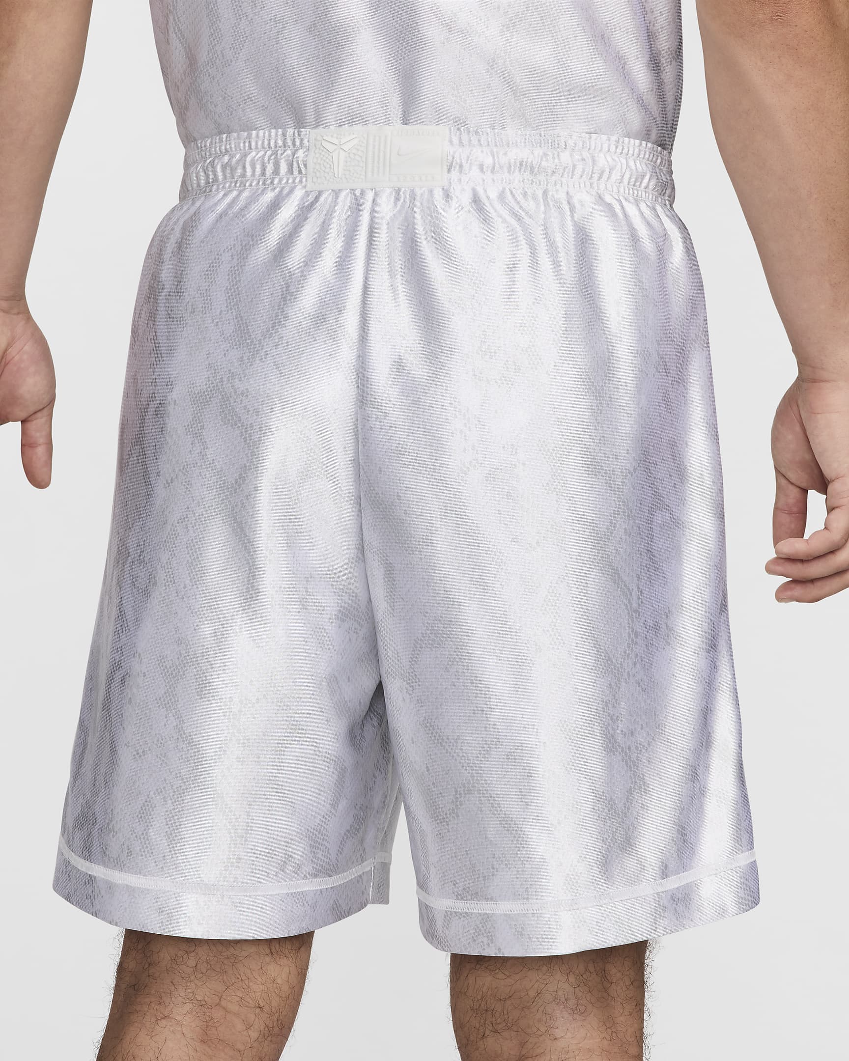 Kobe Men's 6" Dri-FIT Standard Issue Reversible Basketball Shorts - White/White/Summit White