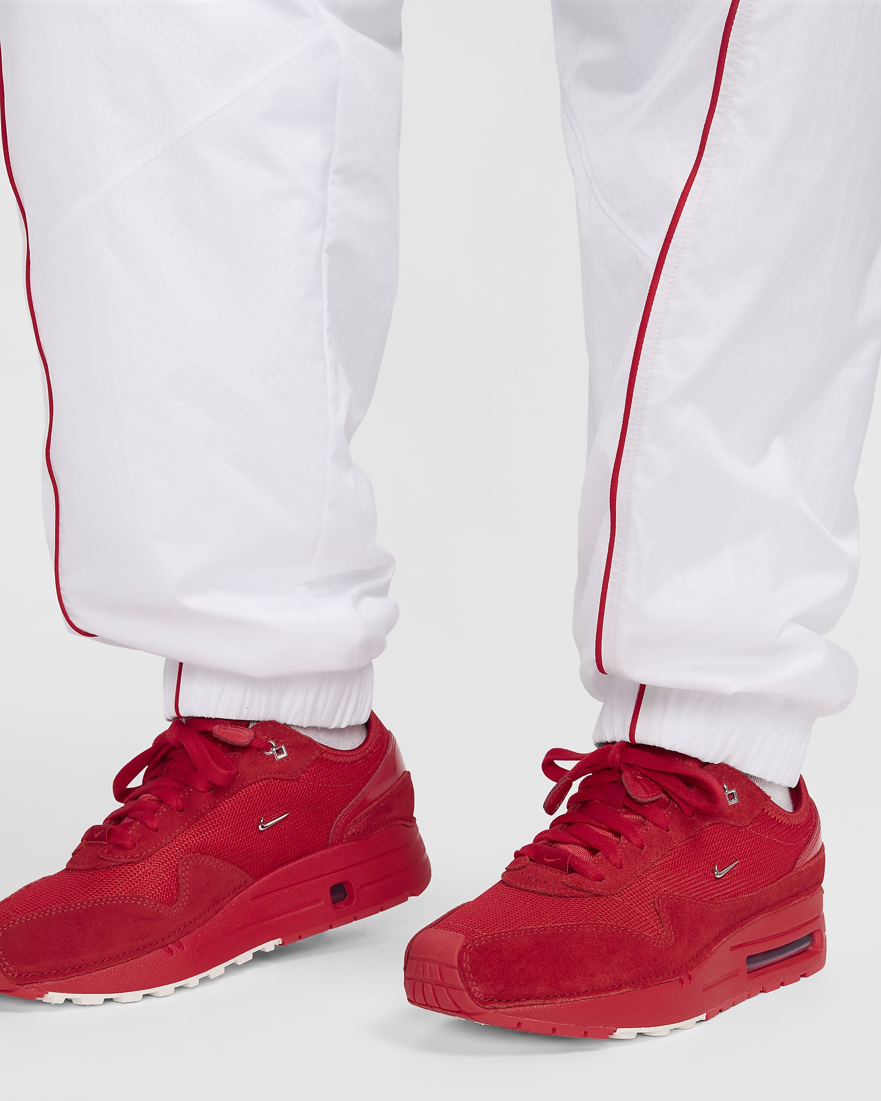 Nike x Jacquemus melegítőnadrág - Fehér/University Red