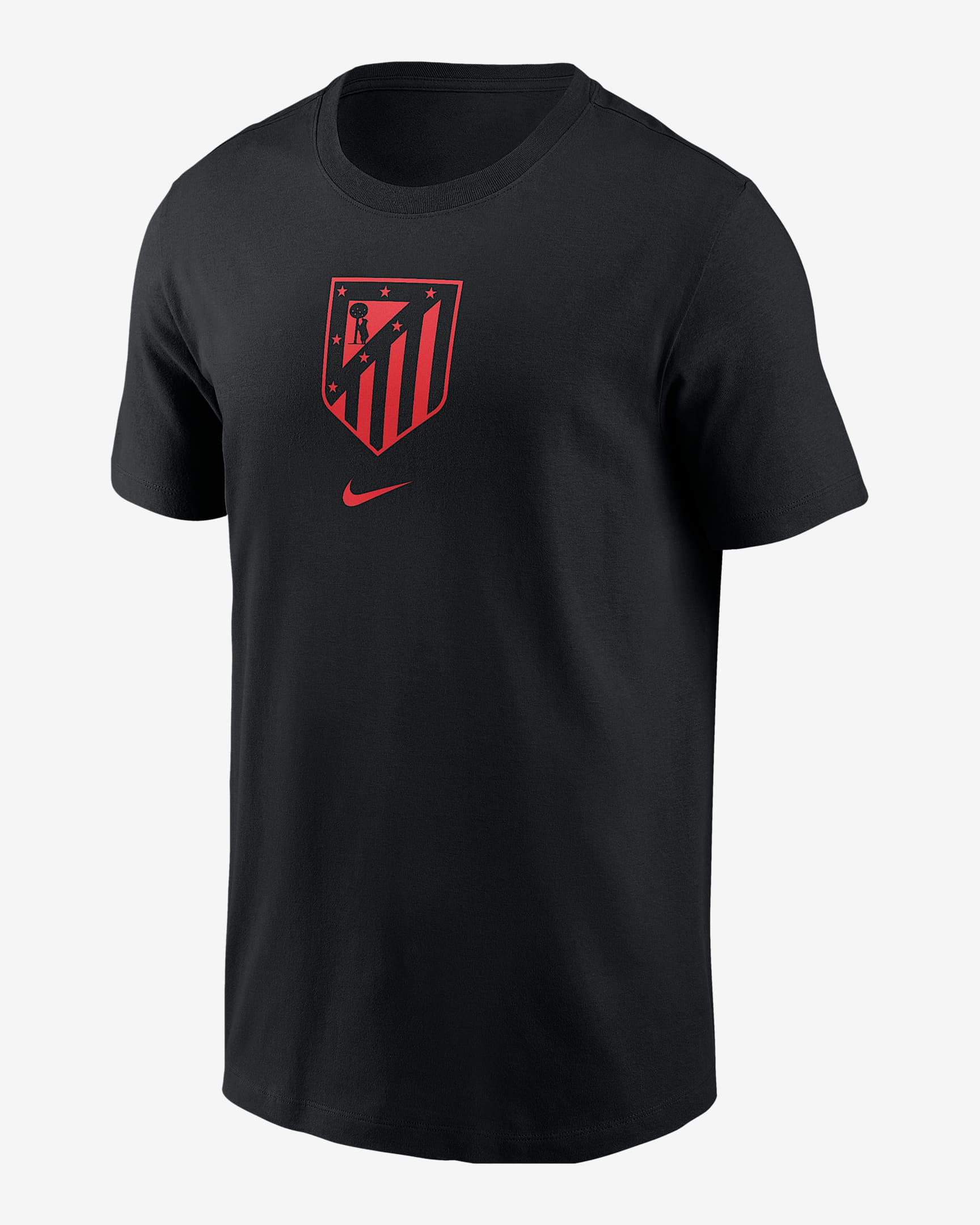 Playera de fútbol Nike para hombre Atlético Madrid Core - Negro