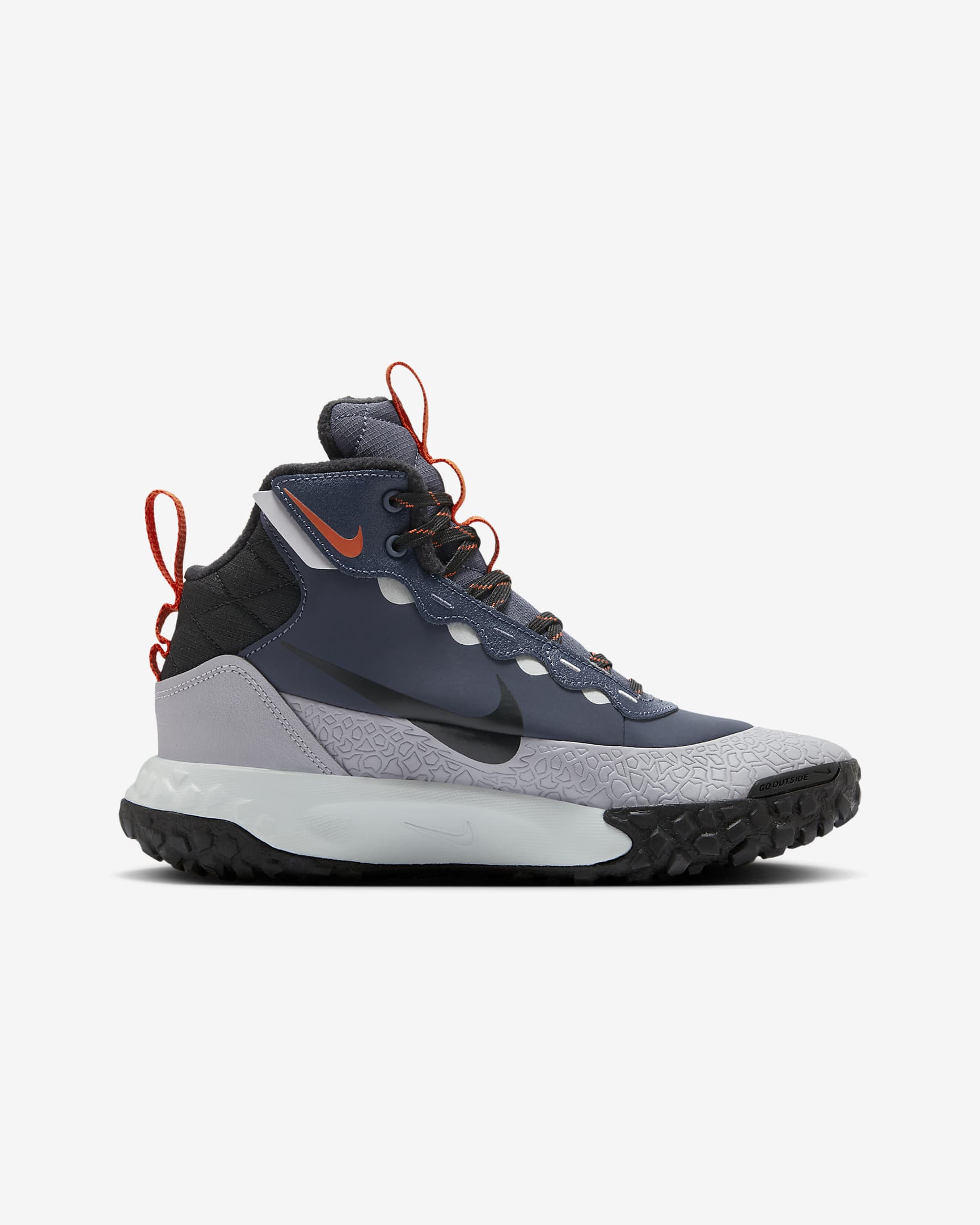 Nike Terrascout magas szárú cipő nagyobb gyerekeknek - Thunder Blue/Cement Grey/Pure Platinum/Fekete