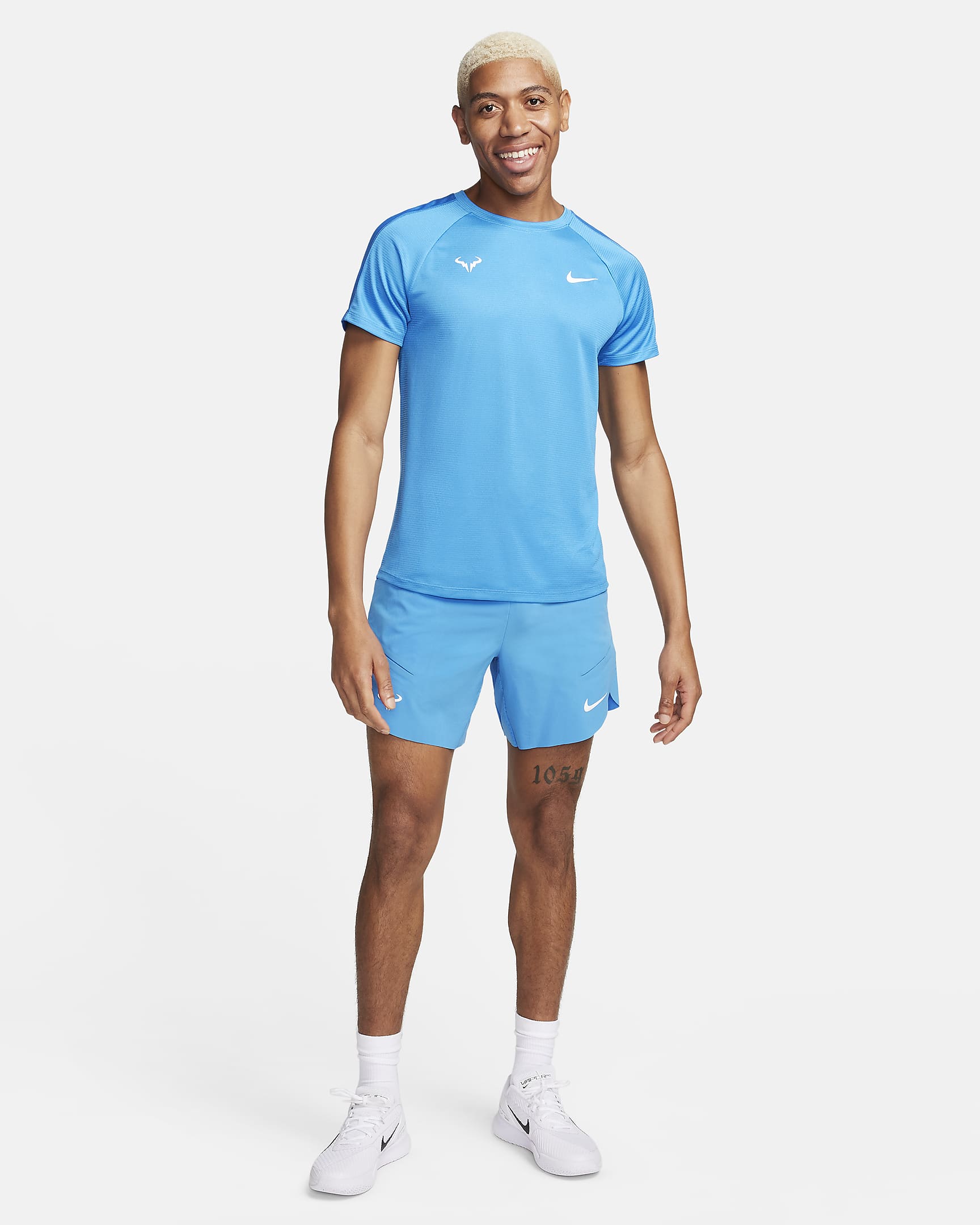 Rafa Challenger Men's Nike Dri-FIT Short-Sleeve Tennis Top. Nike BG