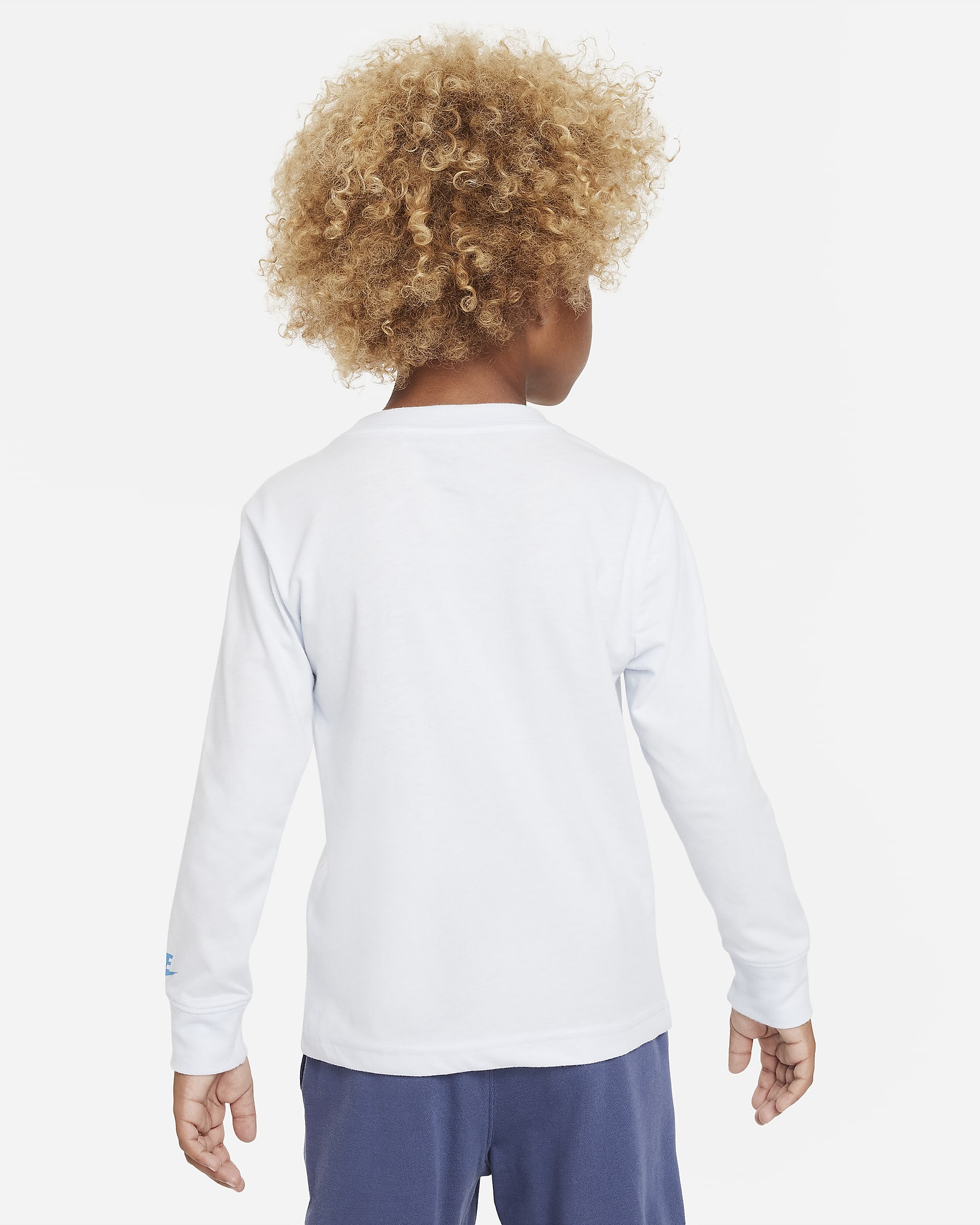 Nike Shine Long Sleeve Tee Little Kids T-Shirt - Blue Tint