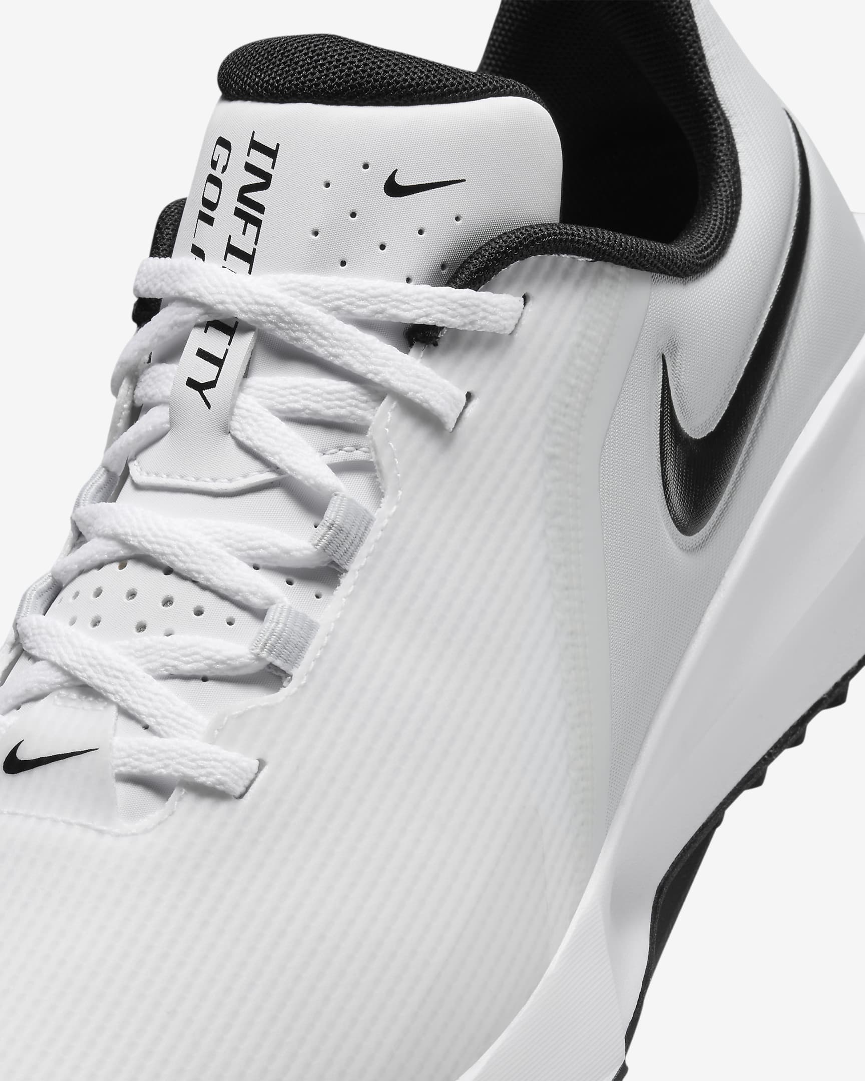 Chaussure de golf Nike Infinity G NN - Blanc/Pure Platinum/Noir