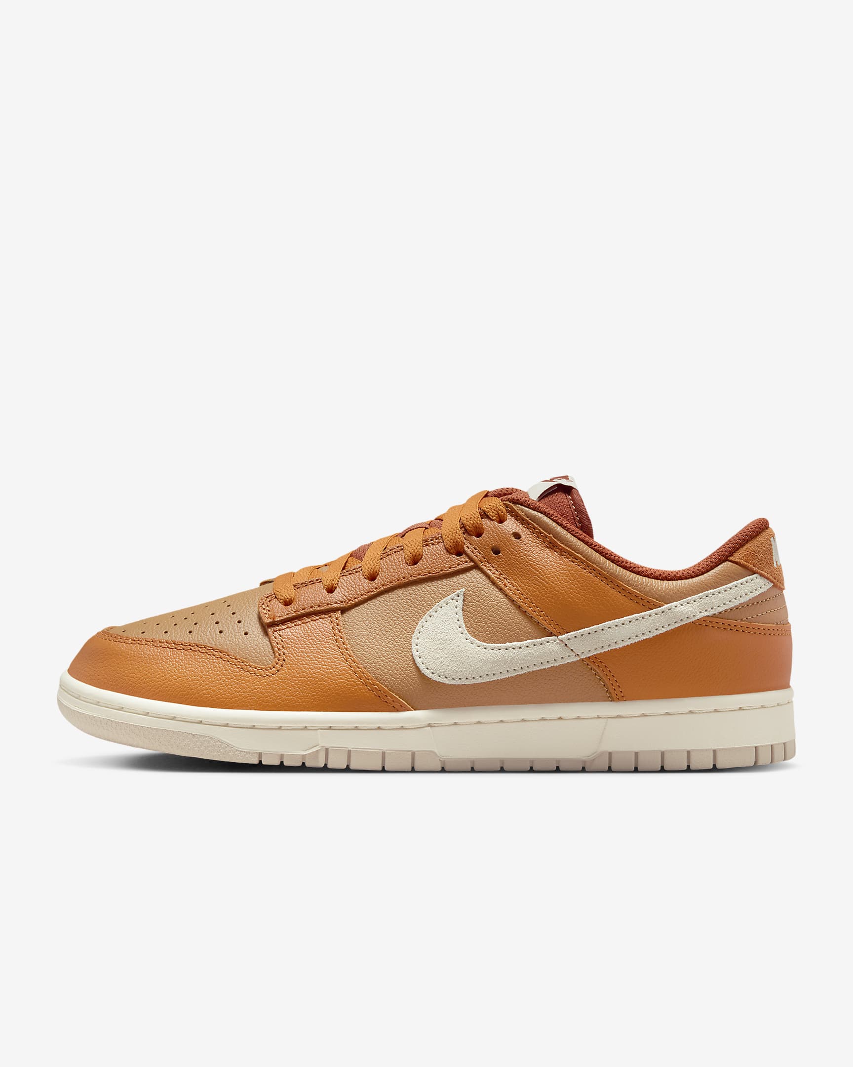 Nike Dunk Low Retro SE Men's Shoes - Monarch/Flax/Dark Russet/Light Orewood Brown