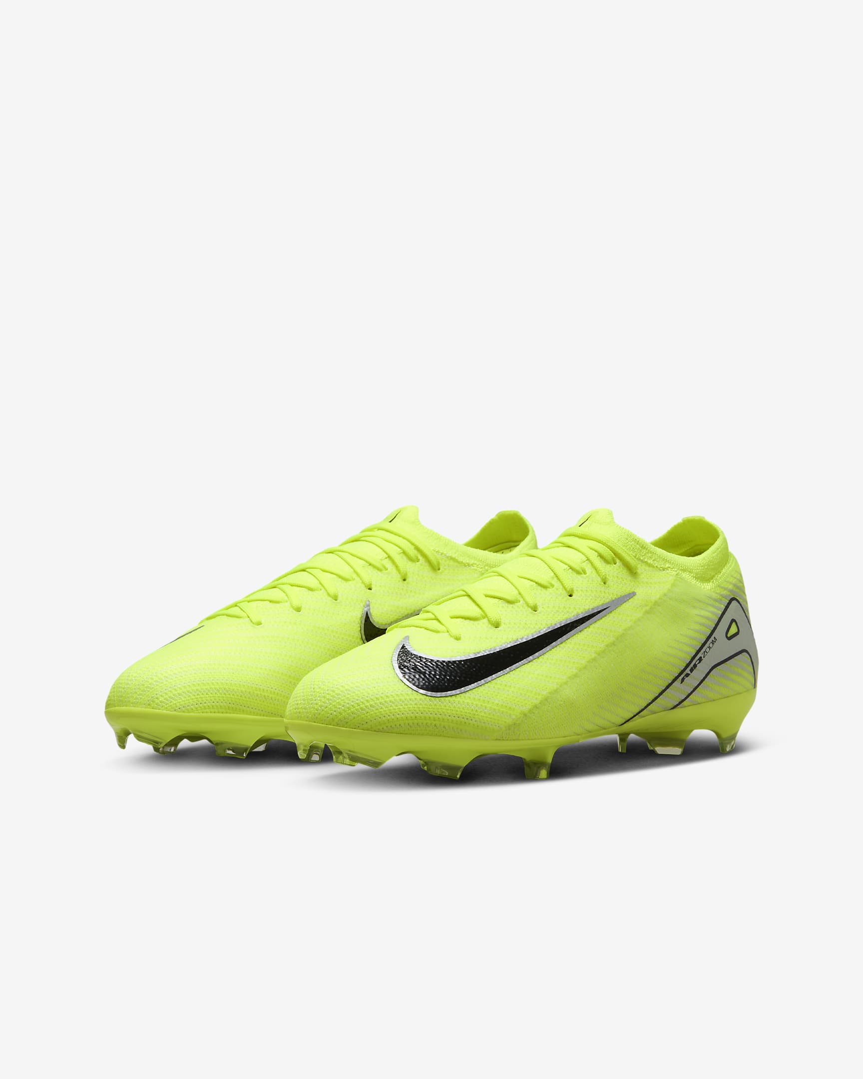 Nike Jr. Mercurial Vapor 16 Pro normál talajra készült, alacsony szárú futballcipő gyerekeknek/nagyobb gyerekeknek - Volt/Fekete