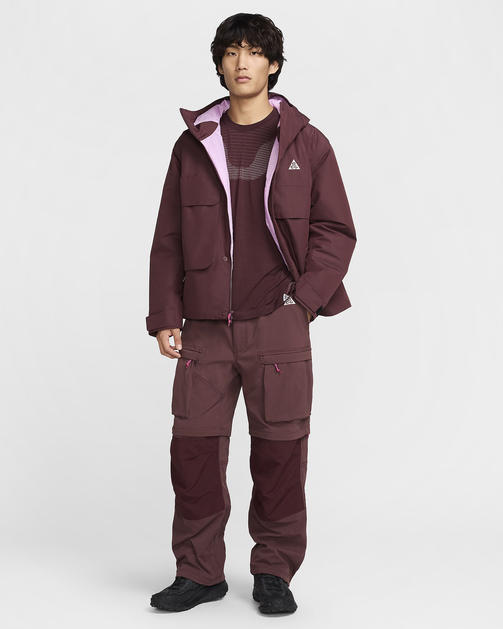 Nike ACG "Delta River" Capa base de màniga llarga Dri-FIT ADV - Burgundy Crush/Beyond Pink