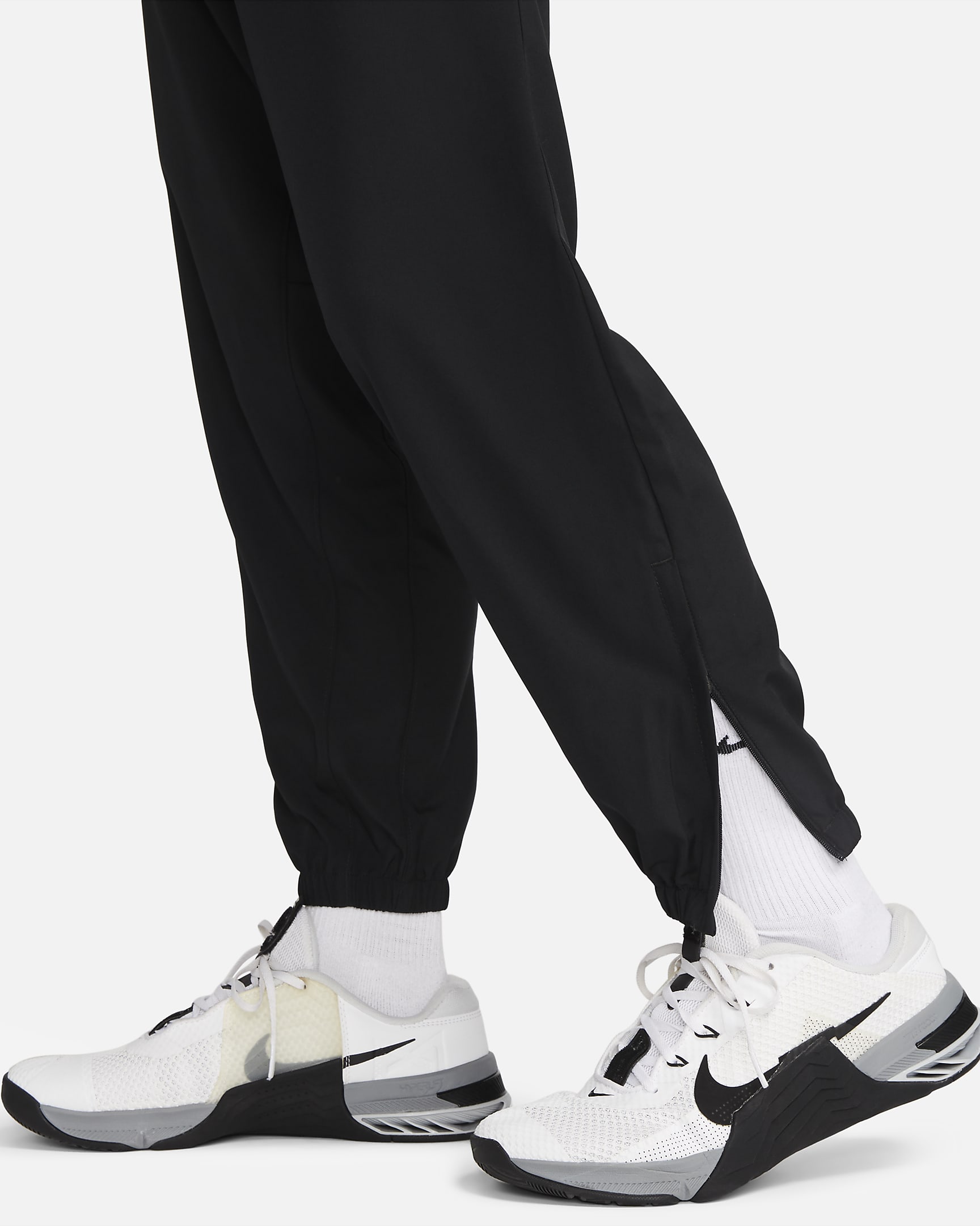 Pantalon fuselé Dri-FIT Nike Form pour homme - Noir/Noir
