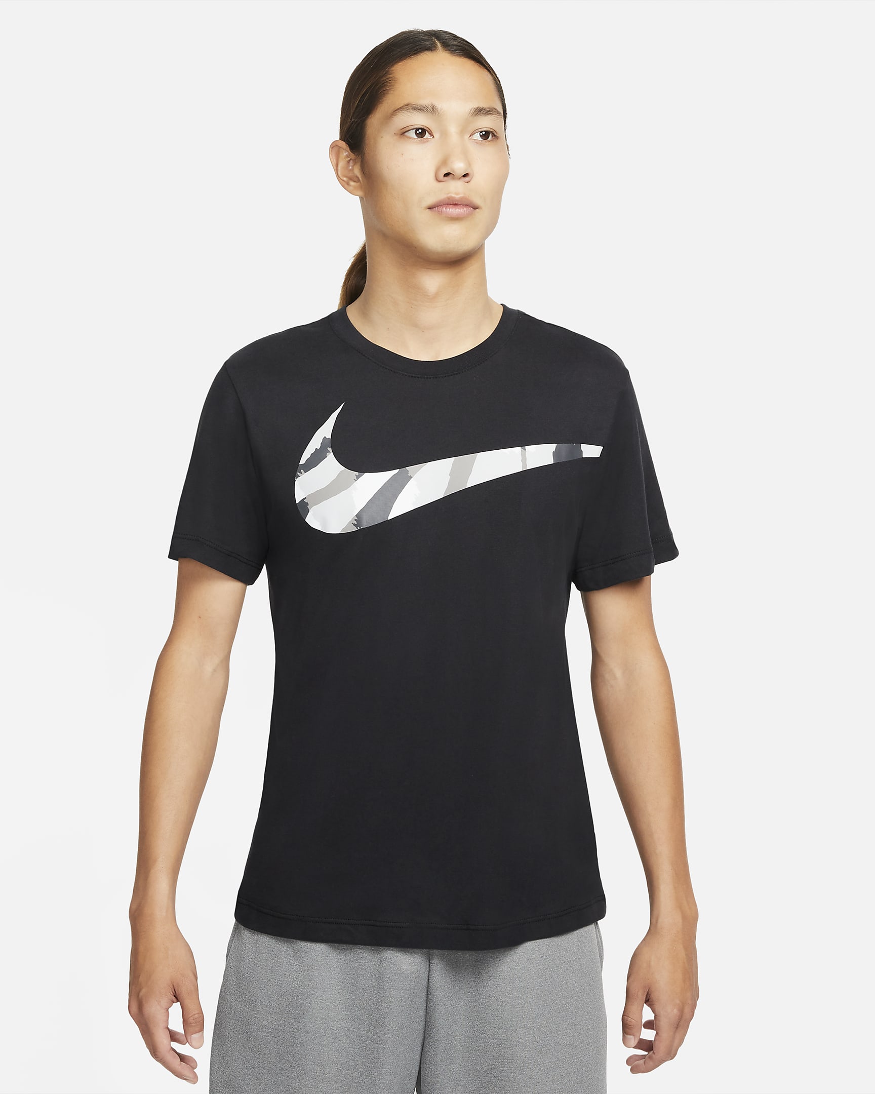 Nike Dri-FIT Sport Clash Men's Training T-Shirt - Black